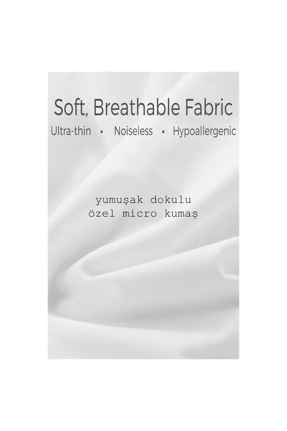 Sıvı geçirmez yatak koruyucu lastikli pamuklu alez