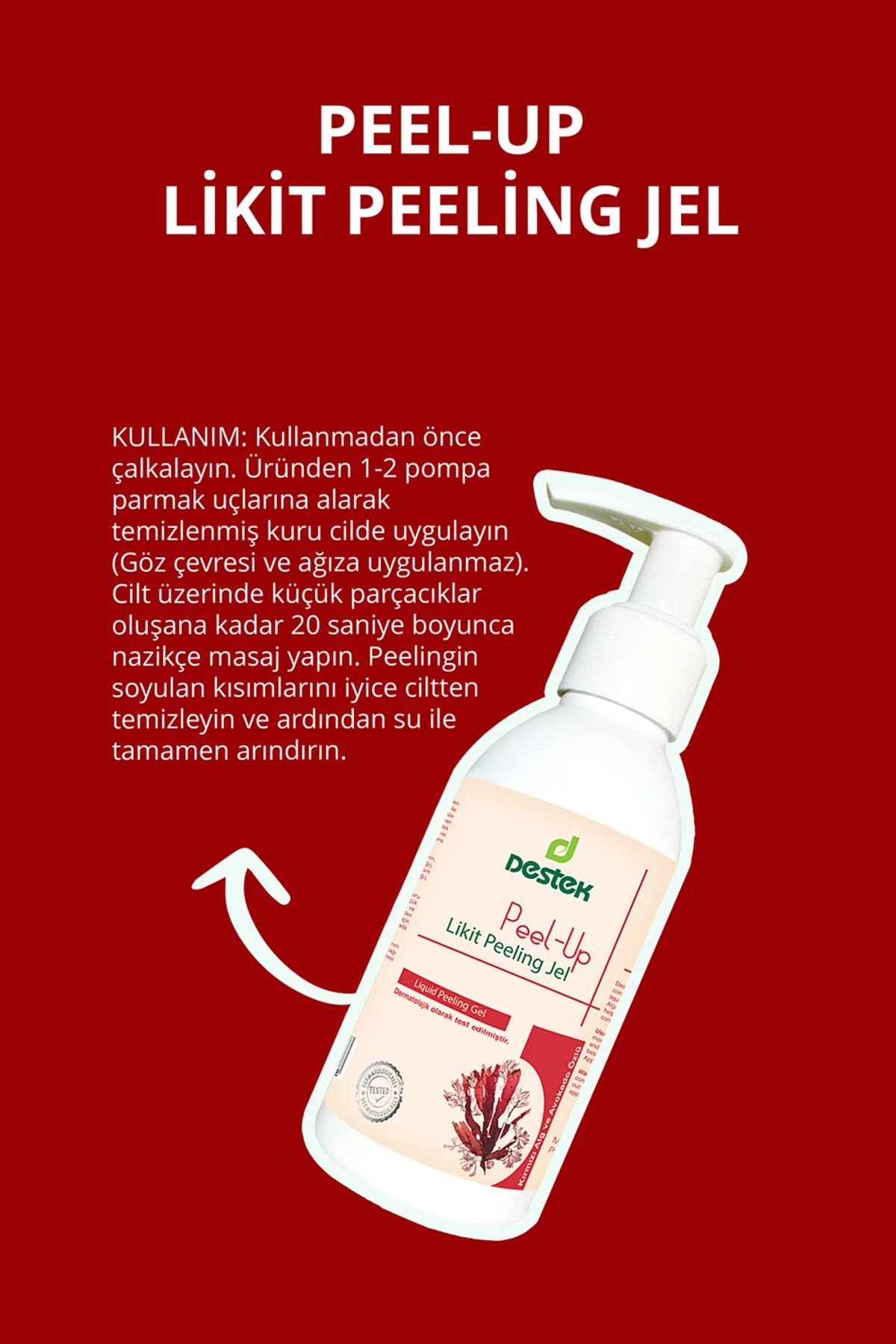 Sıvı Peeling 150 ml Besleyici Arındırıcı El Yüz Vücut Peelingi