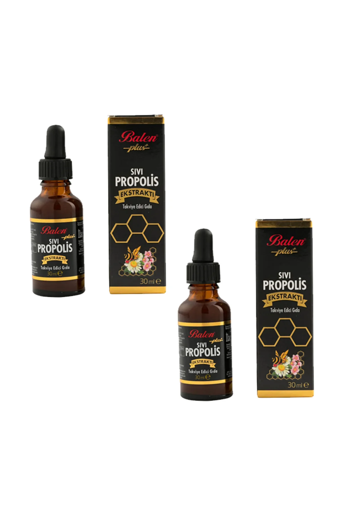 Sıvı Propolis Ekstraktı Su Bazlı 30 Ml- 2 Adet Sıvı Propolis Su B