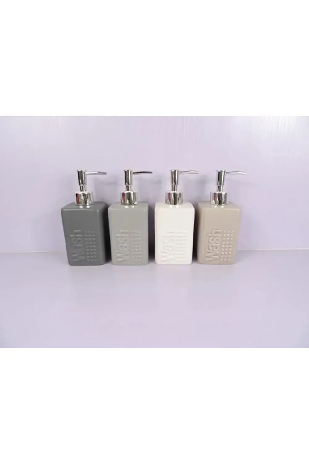 SIVI SABUNLUK BEJ MODERN 7X7X17CM 300ML SETİ 1185222