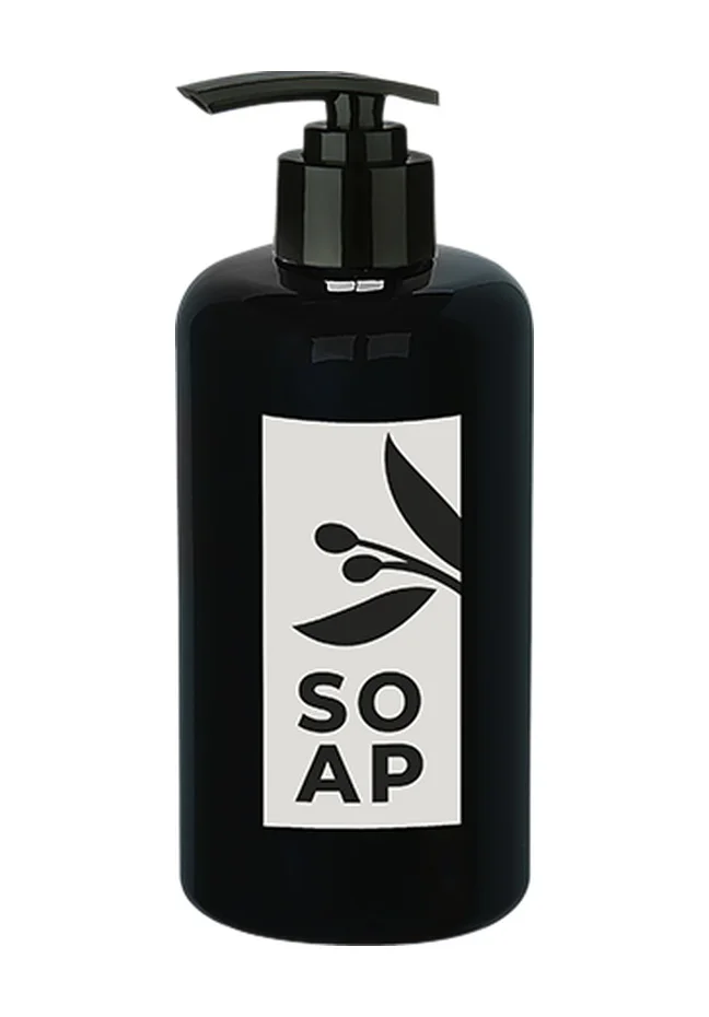 Sıvı Sabunluk Yuvarlak Plastik Pompalı 500 Ml - Siyah Diğer Sıvı Sabunluk Yuvarlak Plastik Pompalı 500 Ml - Siyah Diğer
