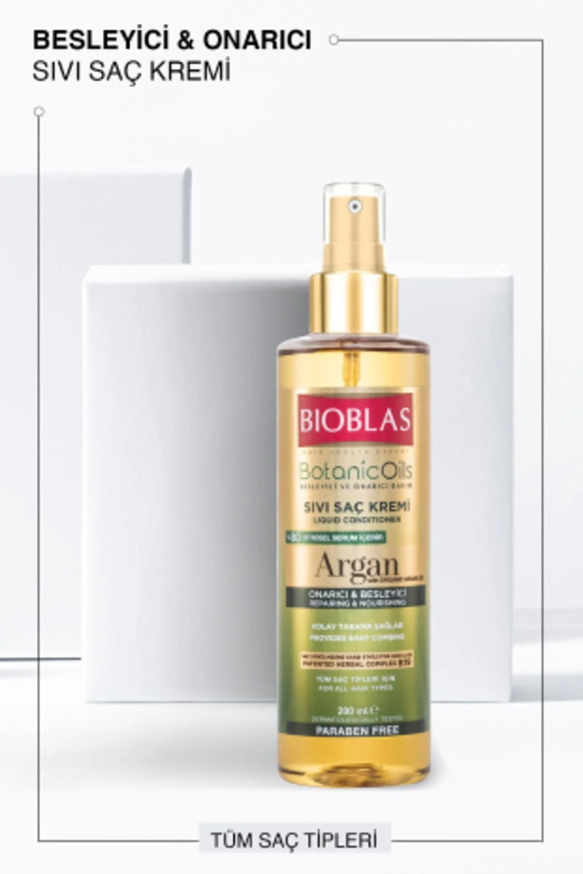 Sıvı Saç Kremi Argan Yağlı 200 ml X 2 Adet Sıvı Saç Kremi Argan Yağlı 200 ml X 2 Adet