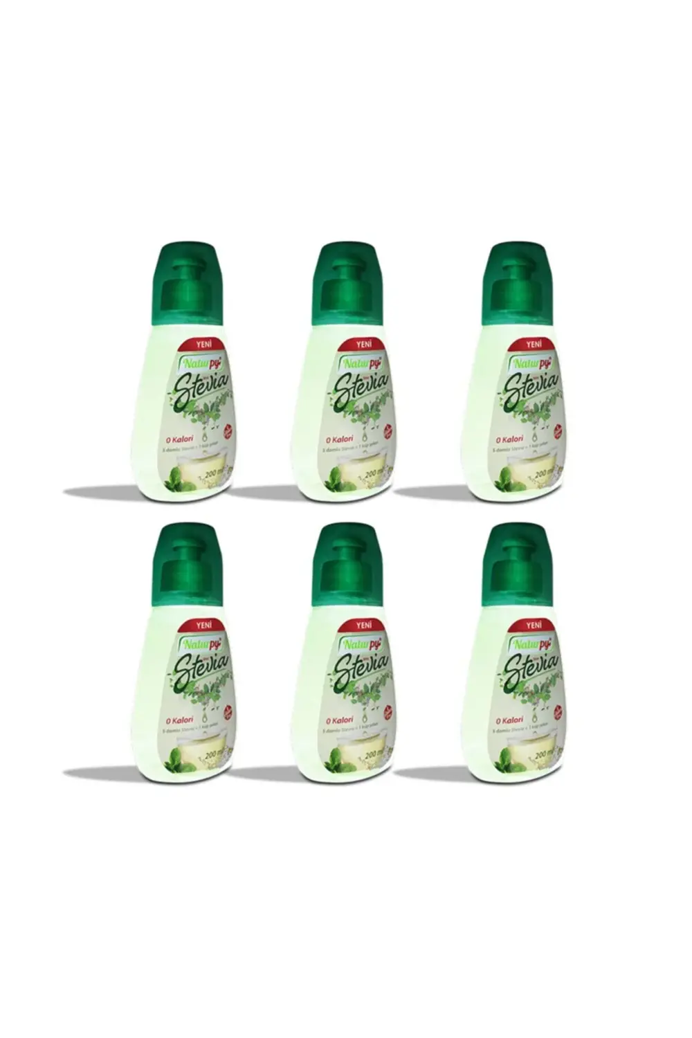 Naturpy Sıvı Stevia Tatlandırıcı 6 X 200 Ml. (Ücretsiz Kargo)