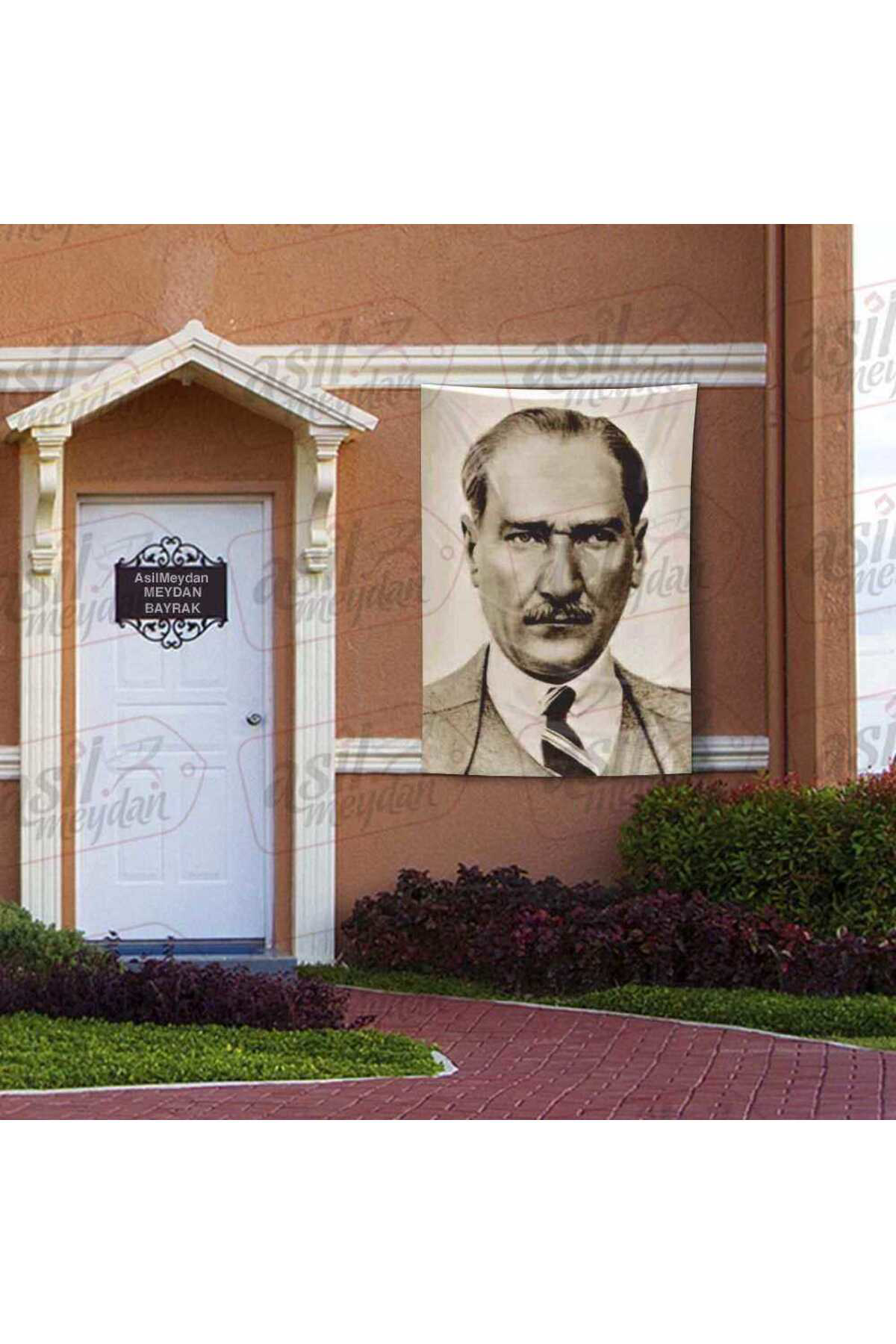 Sivil Gazi Mustafa Kemal Atatürk - Portre - Takım Elbiseli Modern