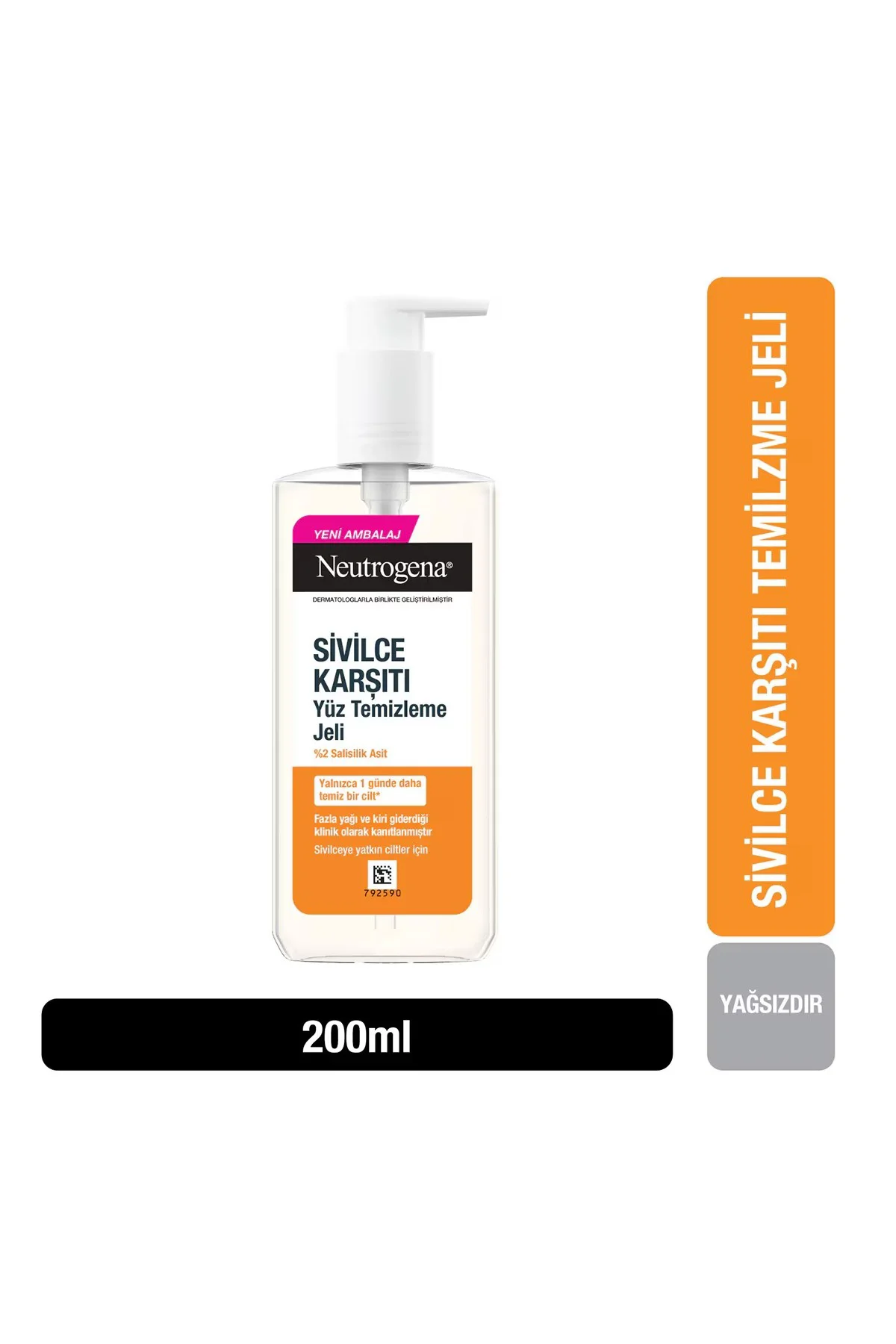 Sivilce Karşıtı Yüz Temizleme Jeli 200 ml Sivilce Karşıtı Yüz Temizleme Jeli 200 ml