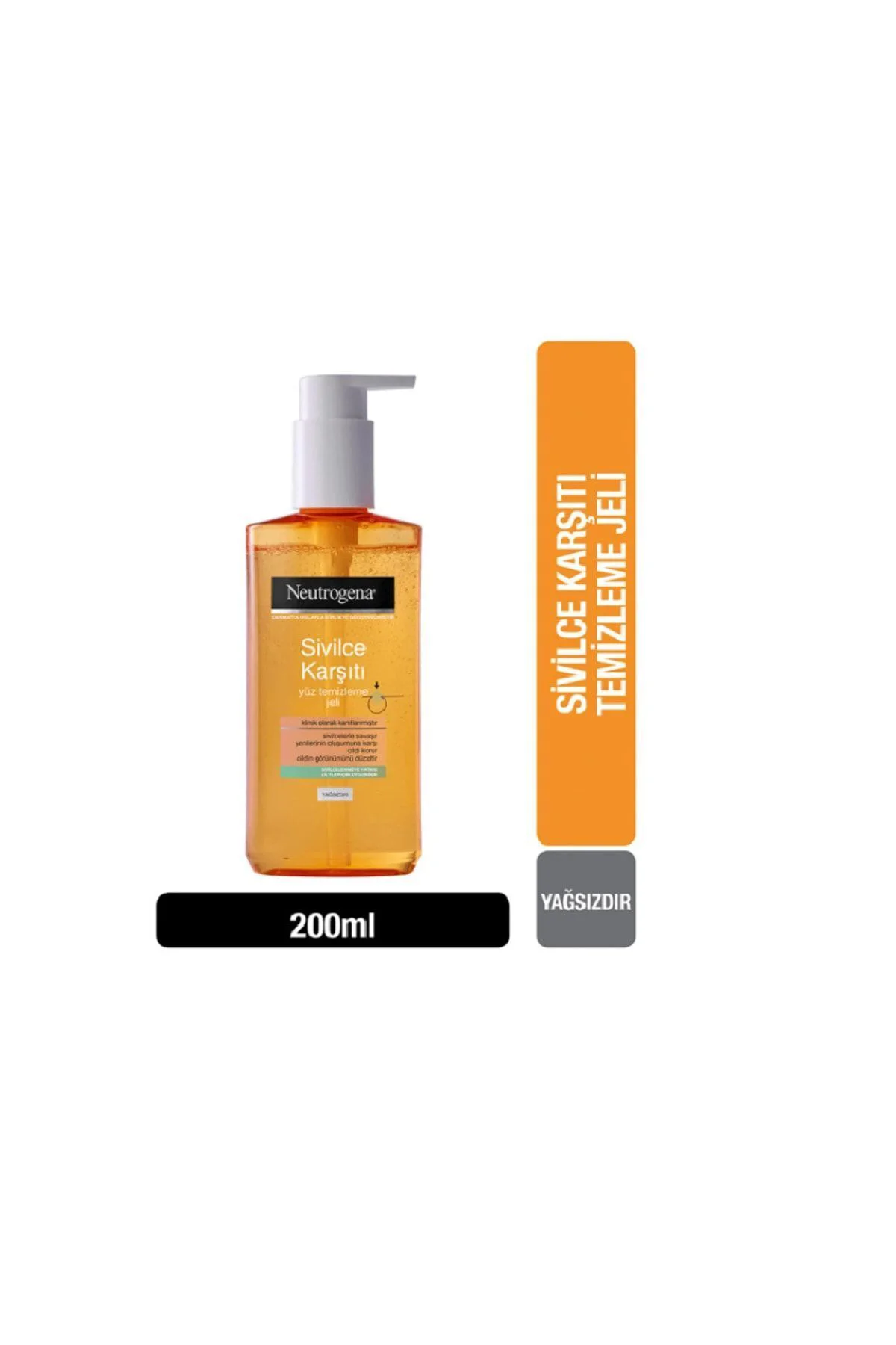 Sivilce Karşıtı Yüz Temizleme Jeli 200 Ml