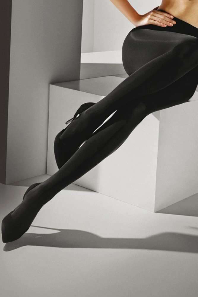 Just Cheap Store Siyah 100 Denye Kalın Külotlu Çorap Opak Naturel Esnek