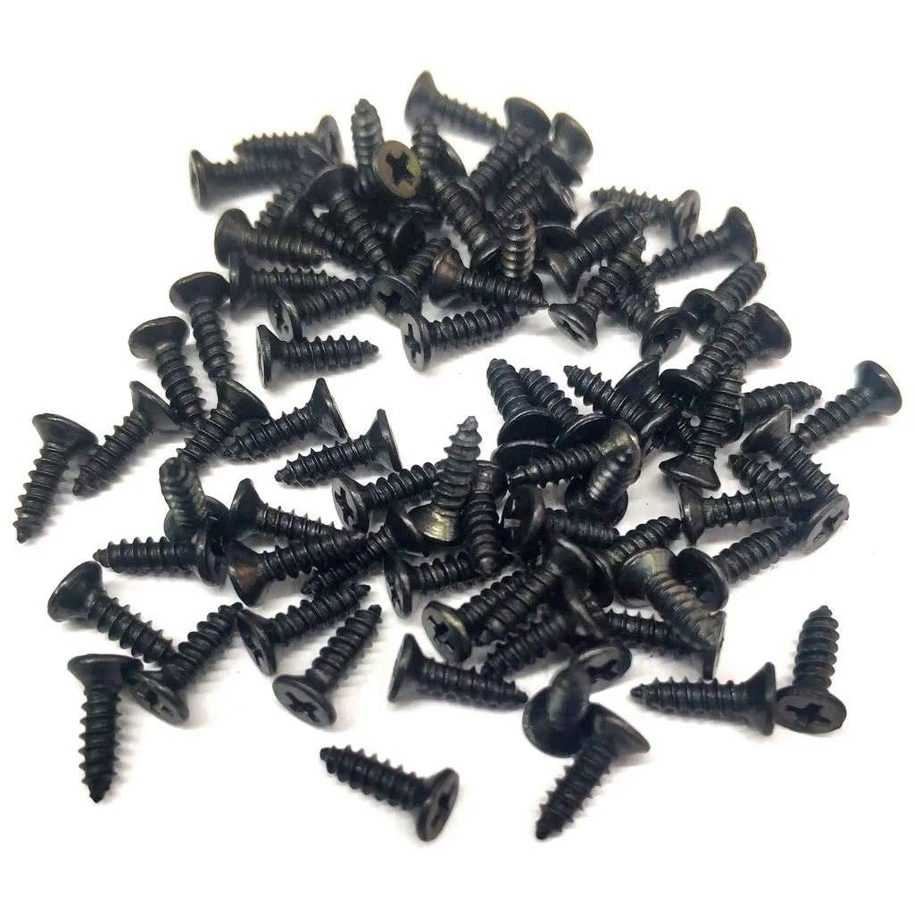 Siyah 1000 Adet Klips Vidası 2,2x6,5 mm YHB - Konik Başlı Kutu, Sandık, Ayak, Askı, Mini Vida Siyah 1000 Adet Klips Vidası 2,2x6,5 mm YHB - Konik Başlı Kutu, Sandık, Ayak, Askı, Mini Vida