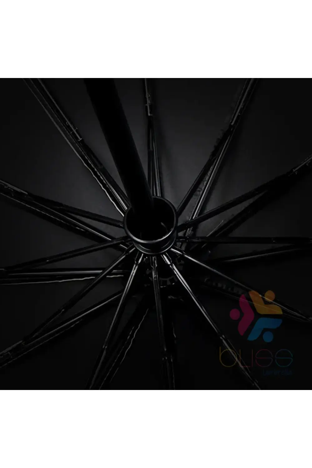 Siyah 12 Telli Şemsiye