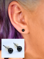 SİYAH 4 MM TOP KÜPE-KÜPE45 SİYAH 4 MM TOP KÜPE-KÜPE45