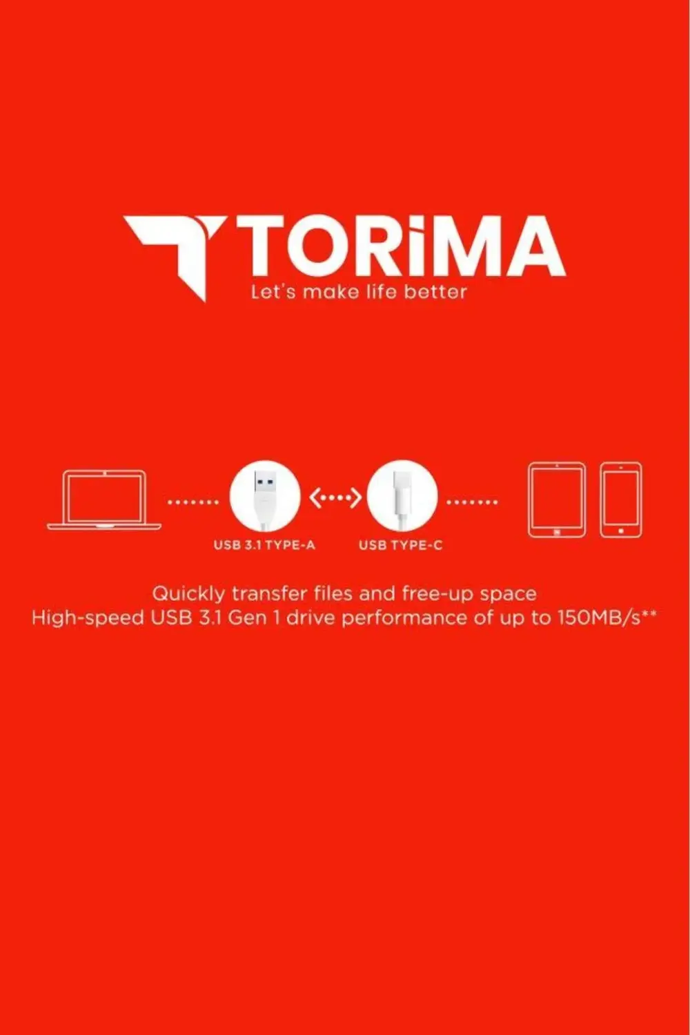 Siyah 64GB Çift Sürücülü USB-TYPE-C OTG