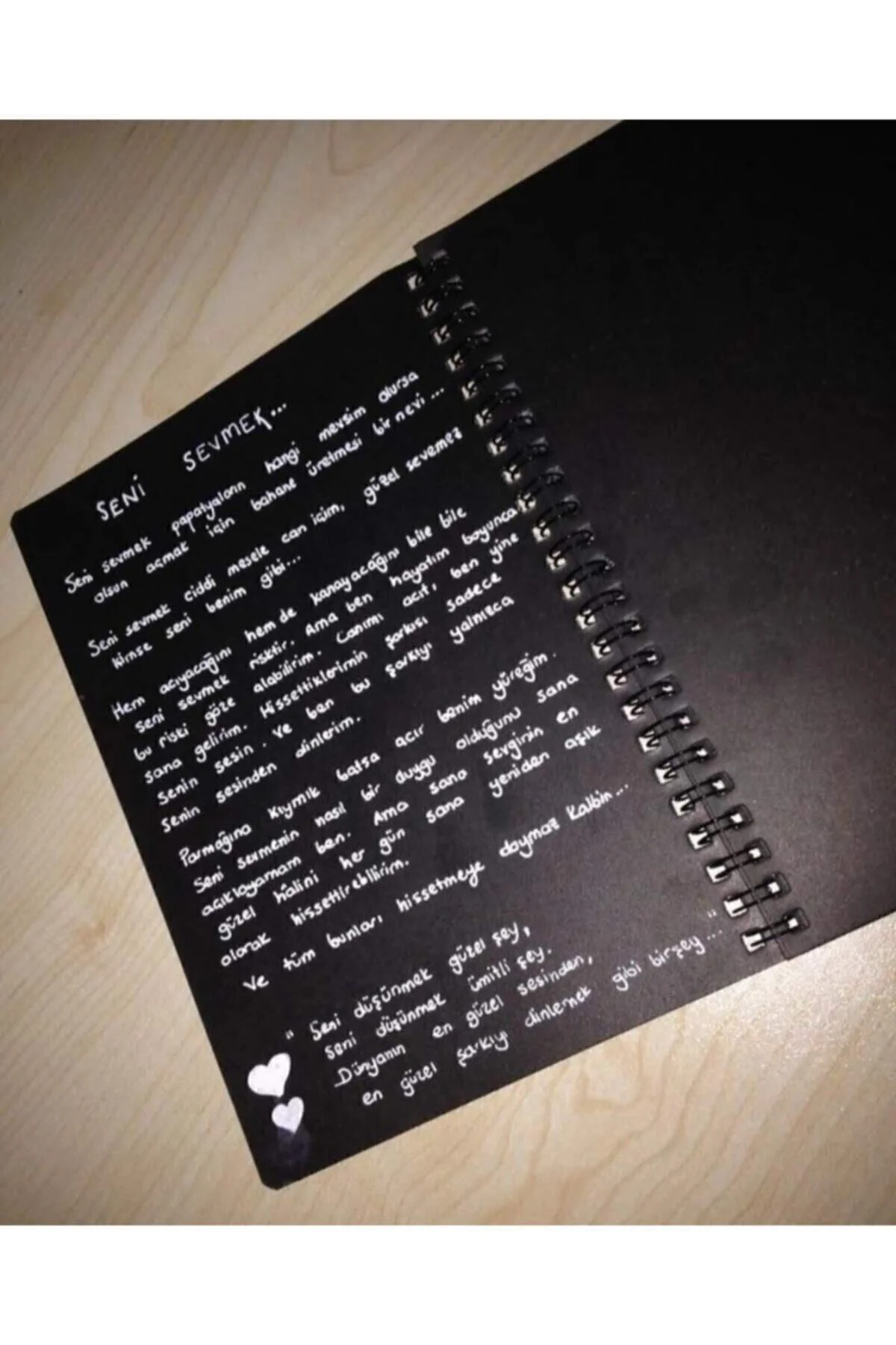 Siyah 80 Sayfalı Defter, Foto Albüm, Polaroid Foto Albüm, Anı Def