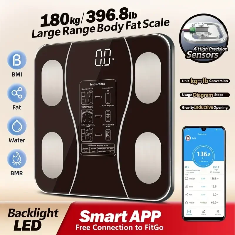 Siyah Akıllı Dijital Baskül Fs-550 Bx40 Fiyatı, Yorumları ve Özellikleri