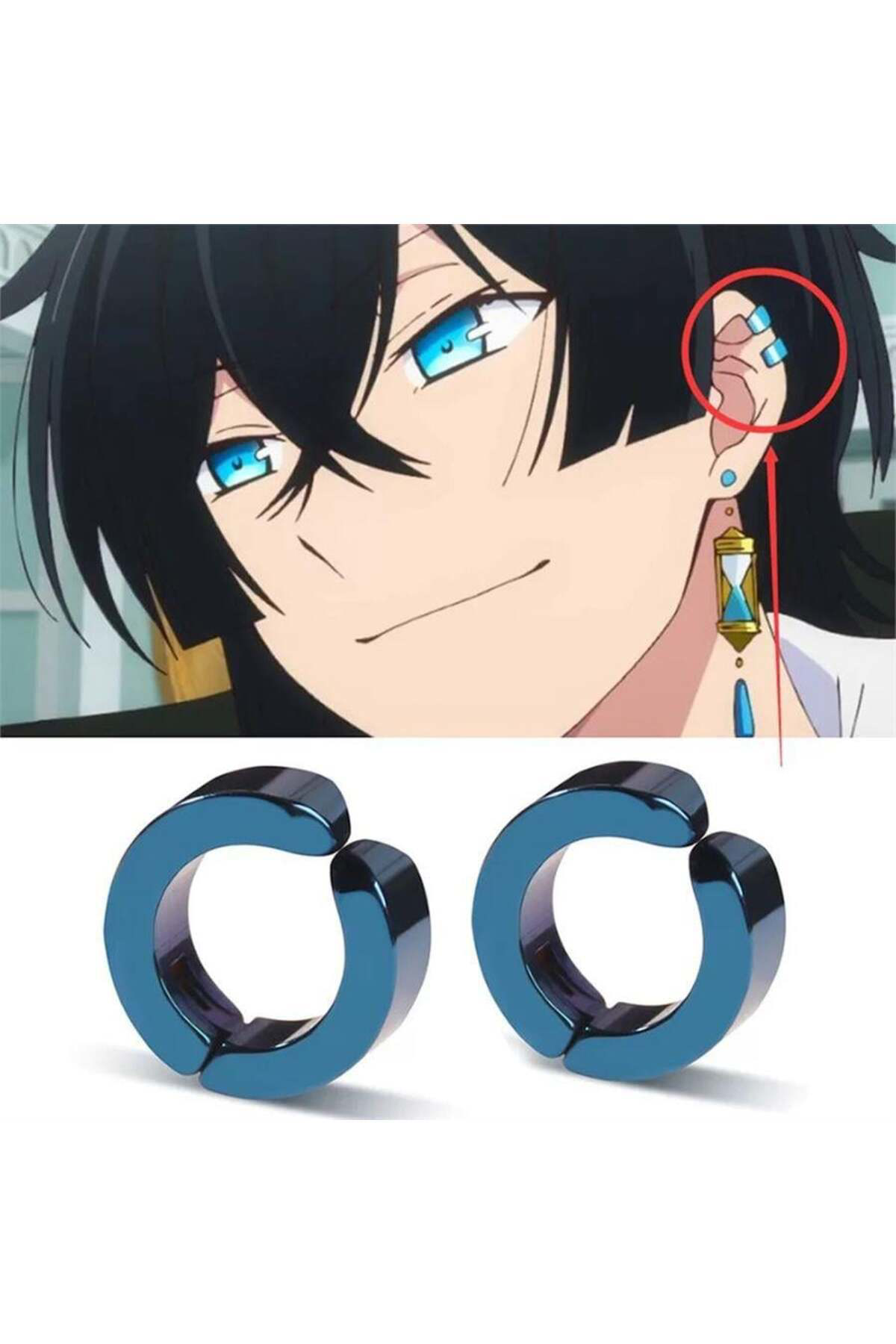 Siyah Anime The Case Study of Vanitas Küpe