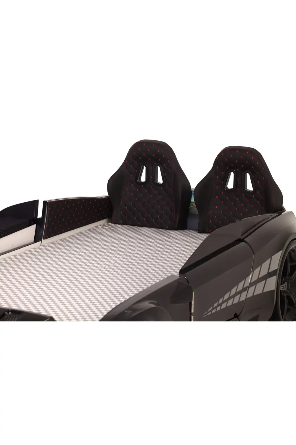 Siyah Arabalı Yatak Kapıları Açılan GTR Full Ledli Kumandalı ve M