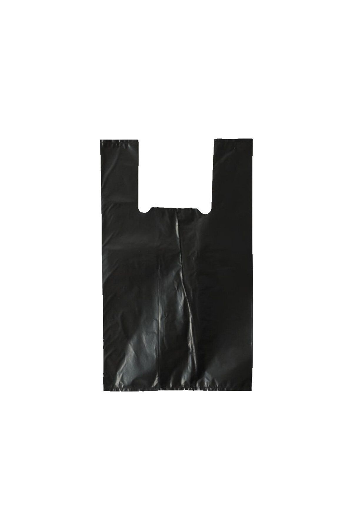 Ambalaj Markt Siyah Atlet Poşet Büyük Boy, Market Poşet A Kalite 10 Kg