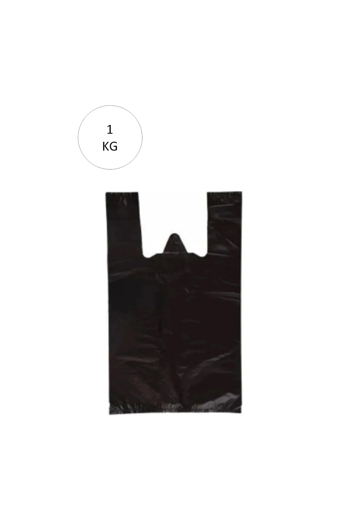 Siyah Atlet Poşet Mini Boy 20x34 cm Takriben 235 Adet 1 Kg