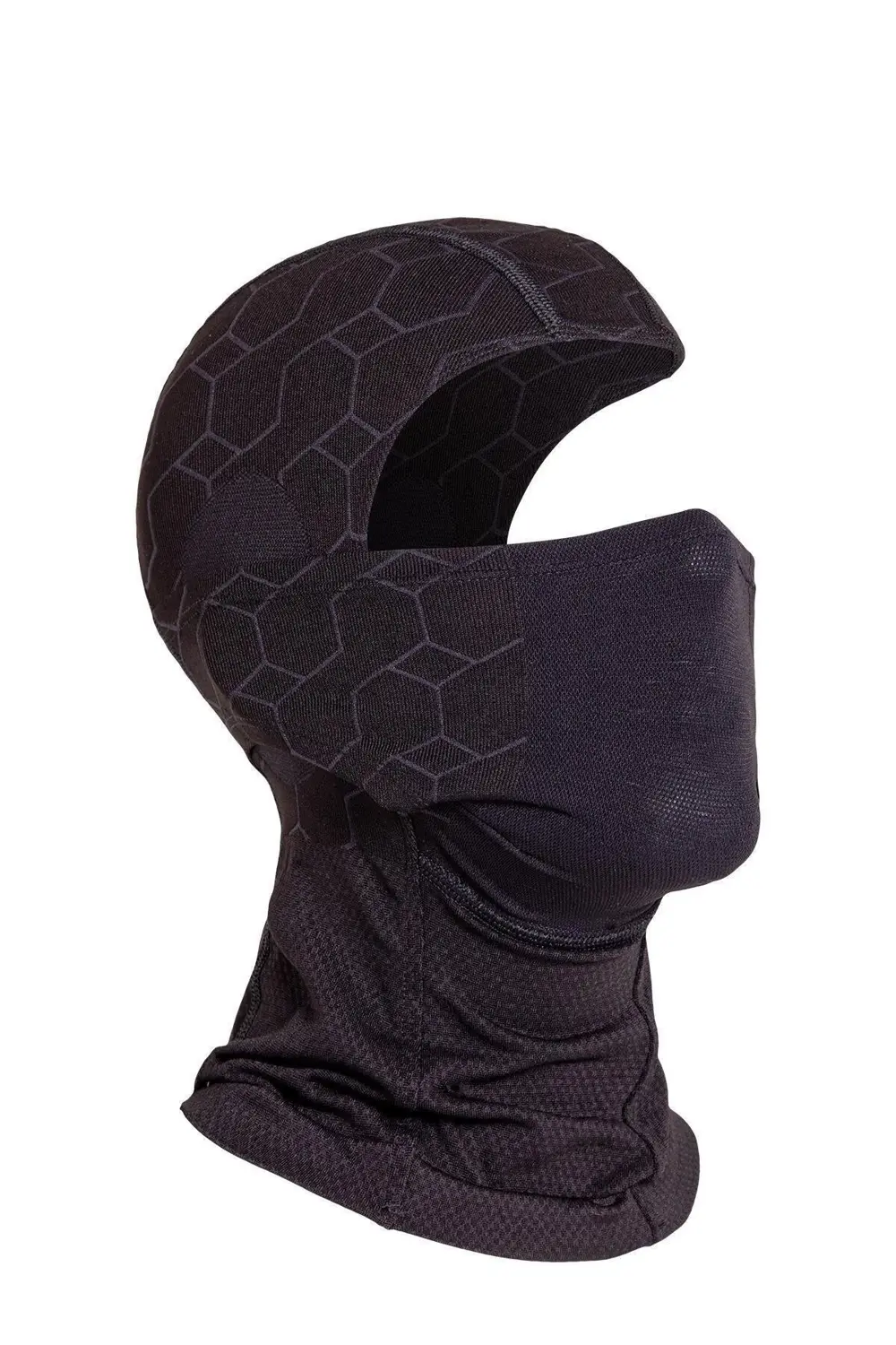 Siyah Balaklava Termal Kar Maskesi Unisex