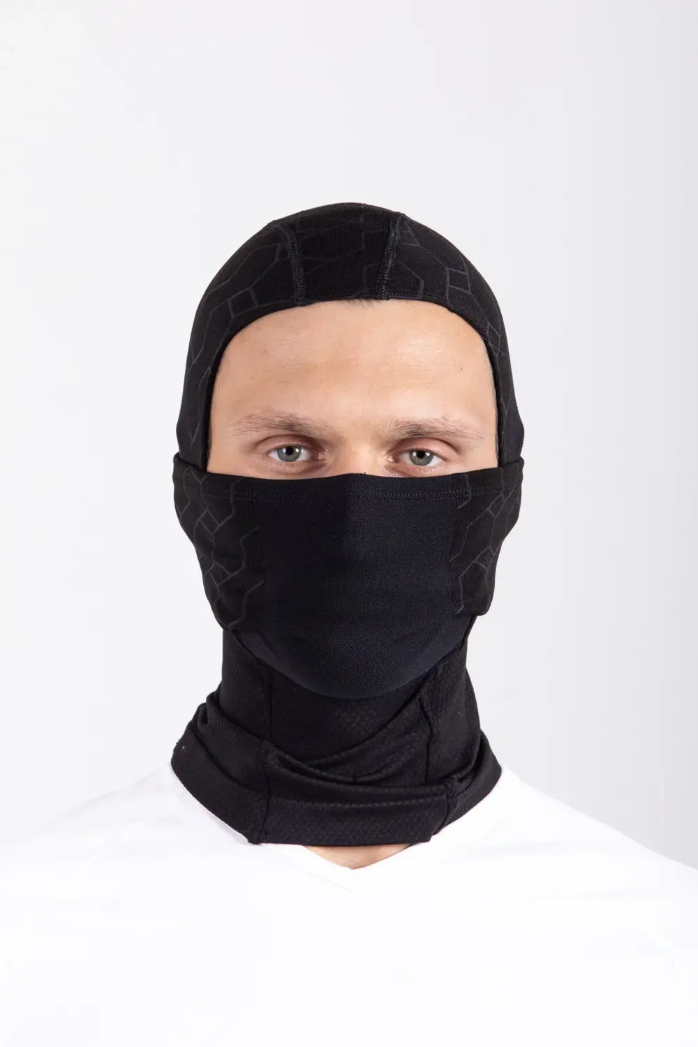 Siyah Balaklava Termal Kar Maskesi Unisex