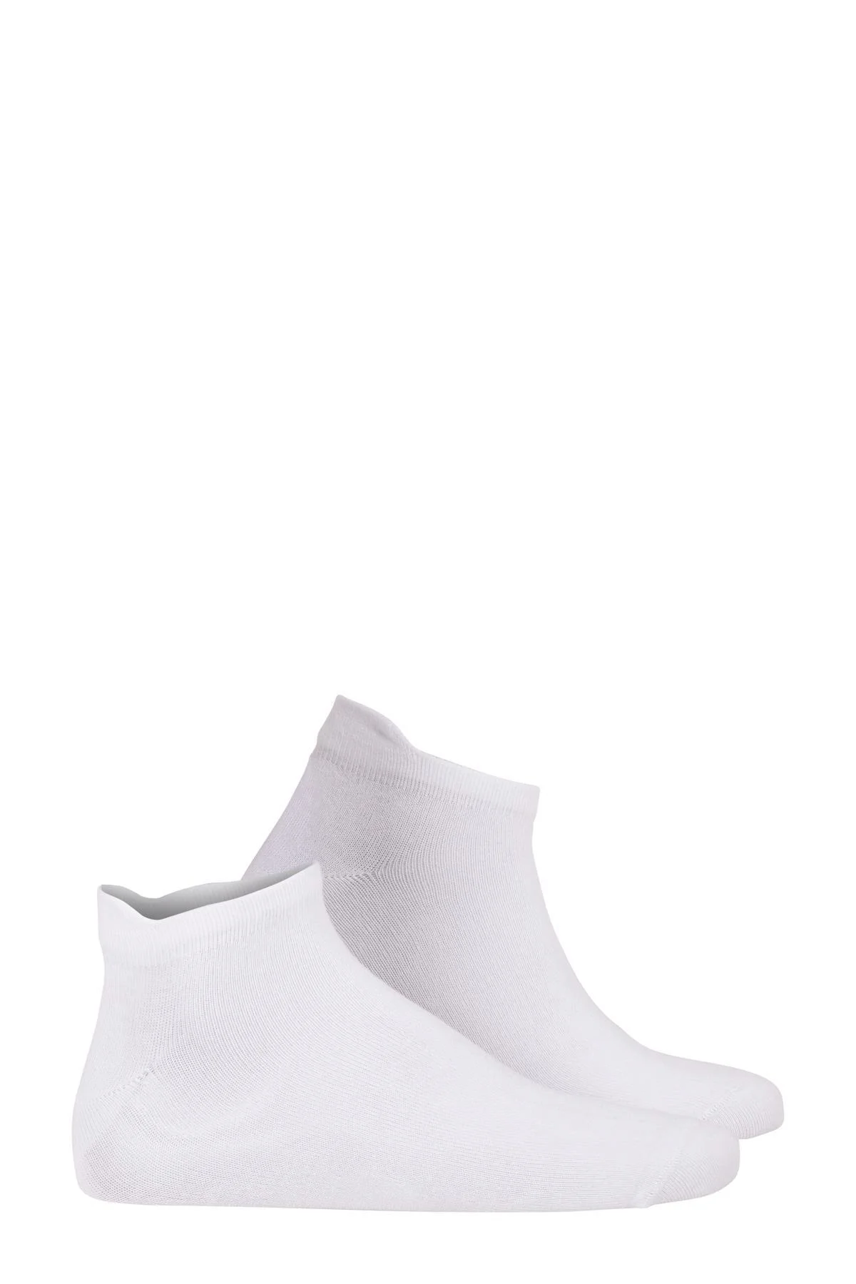 Beyaz Bambu Patik Çorap Unisex