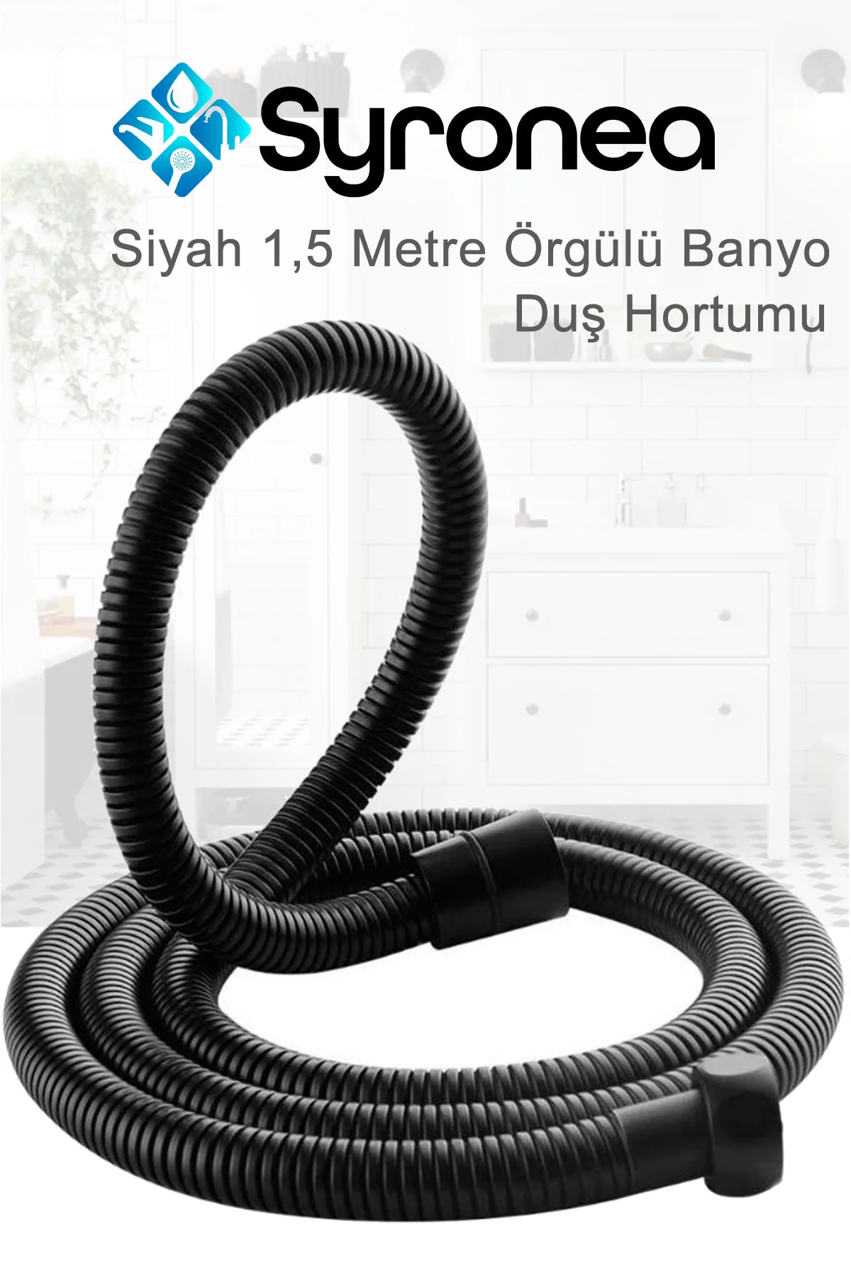 Siyah Banyo Duş Hortumu 1,5 Metre Kopmaz Patlamaz Hortum Duş Seti Plastik Uzun Fiyatı, Yorumları ve Özellikleri