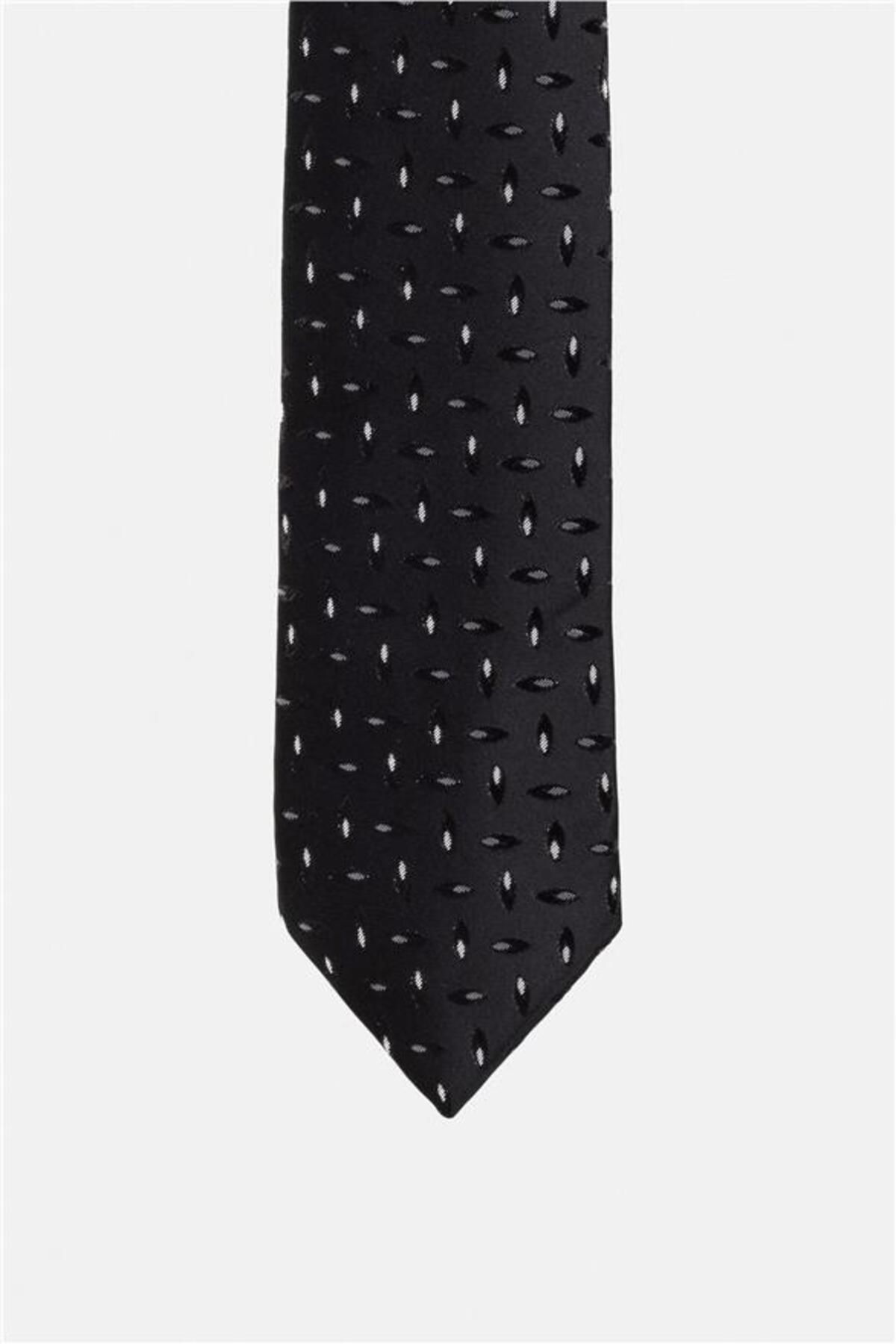 Siyah Baskılı Kravat