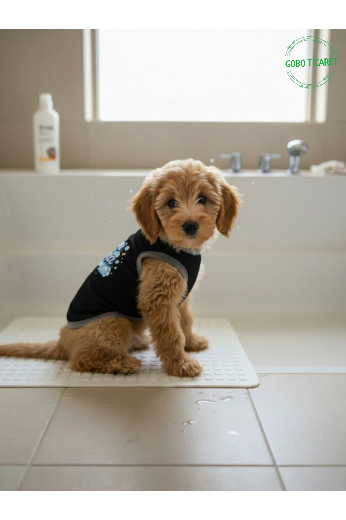 Siyah Beni Yıka Baskılı Kedi ve Köpek Kıyafeti–Evcil Hayvan Tişör