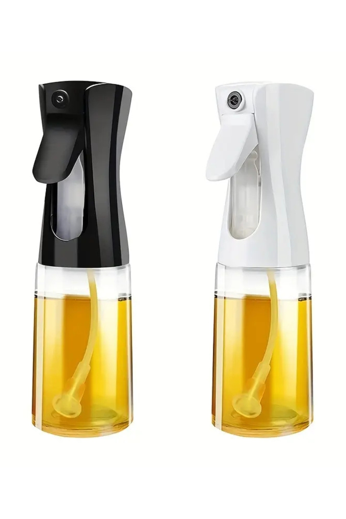 Siyah + Beyaz 2'li Airfryer Püskürtme Yağdanlık