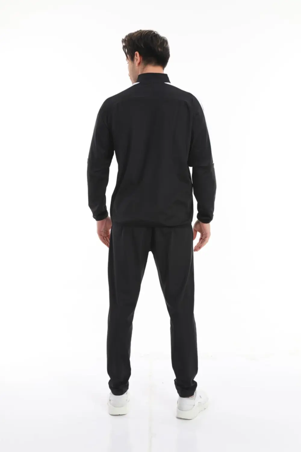 Siyah Beyaz Kamp Eşofman Takımı K0107