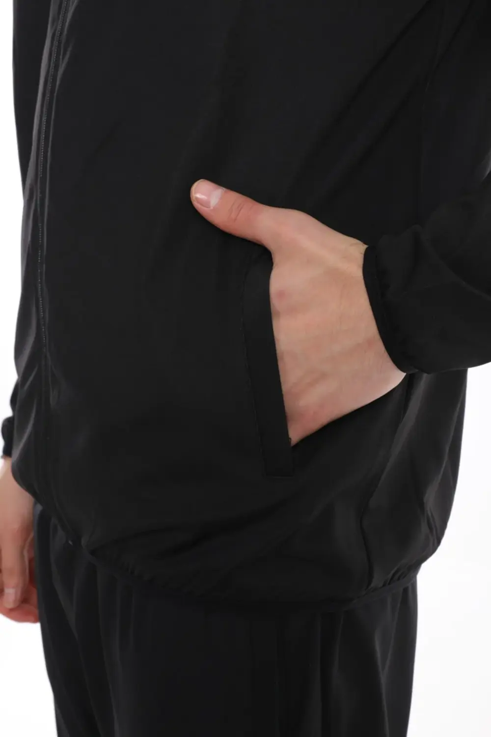 Siyah Beyaz Kamp Eşofman Takımı K0107