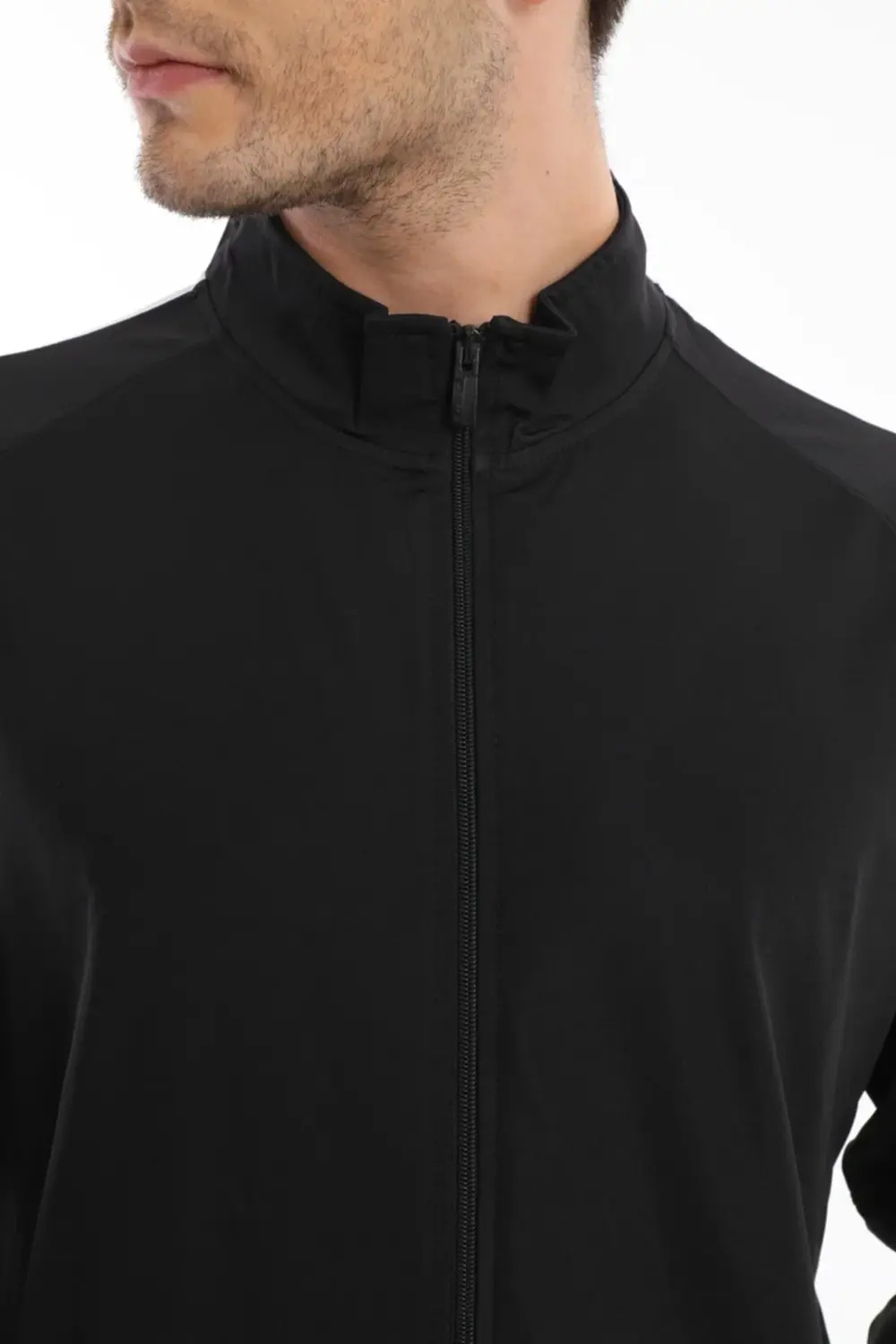 Siyah Beyaz Kamp Eşofman Takımı K0107