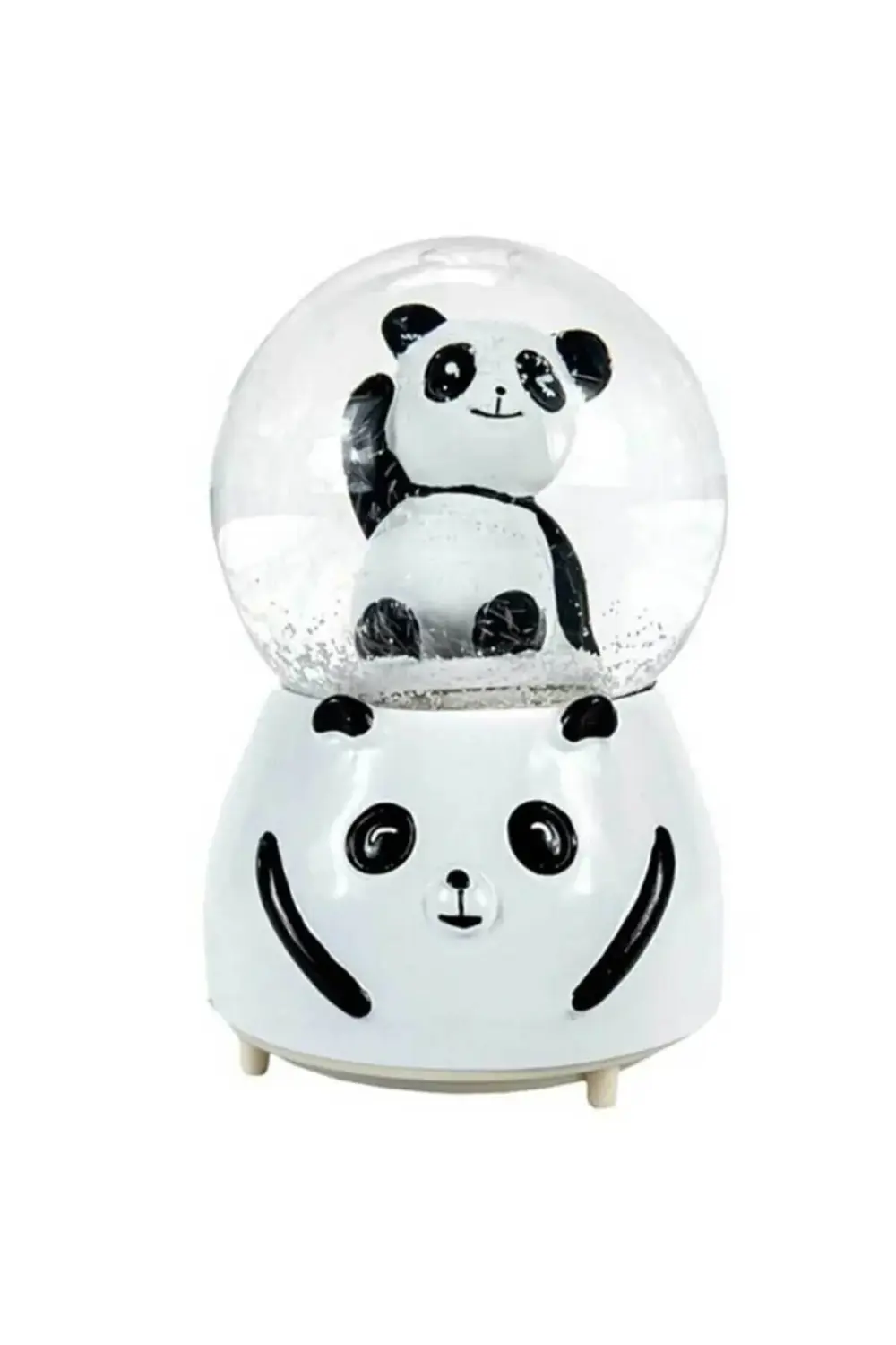 Siyah-Beyaz Panda Kar Küresi Orta Boy