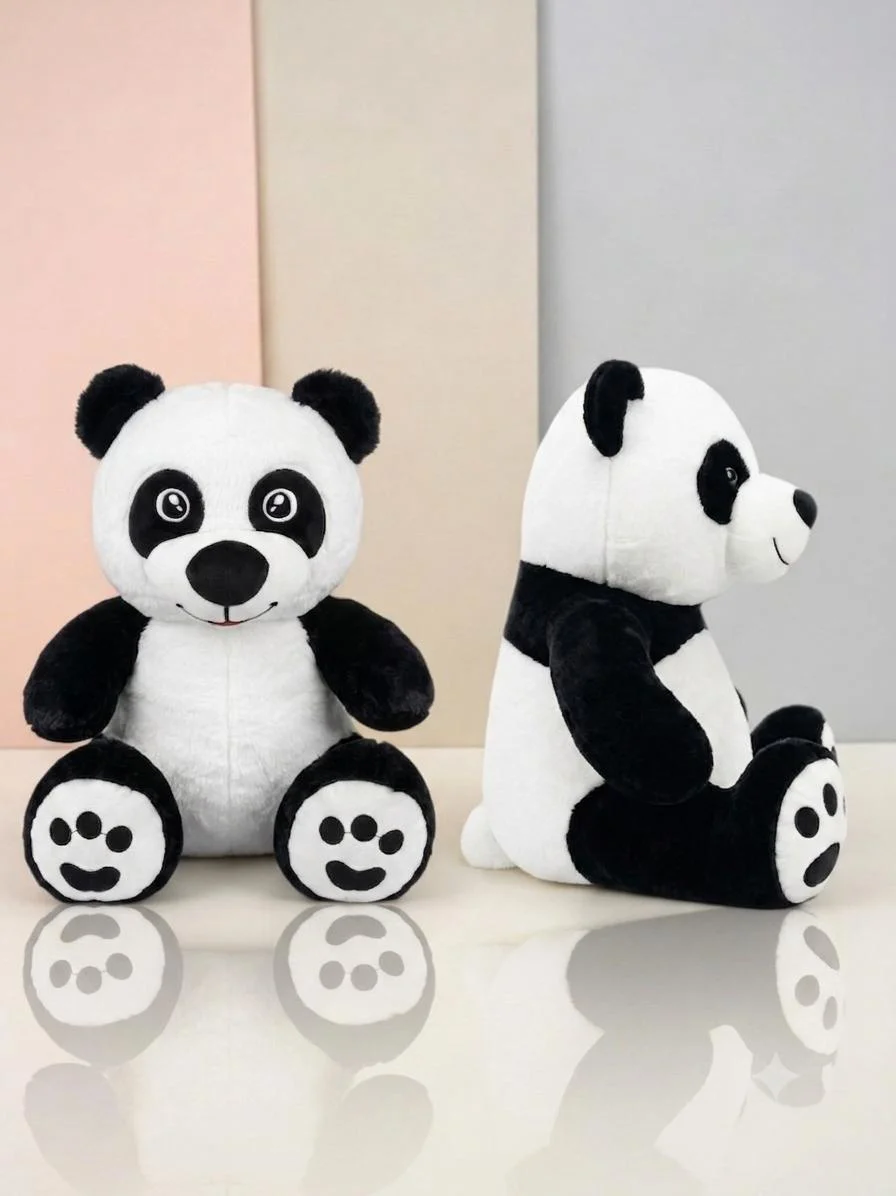 Siyah Beyaz Panda Oyuncak Yumuşak Peluş (45 cm) - 1 adet Siyah Beyaz Panda Oyuncak Yumuşak Peluş (45 cm) - 1 adet