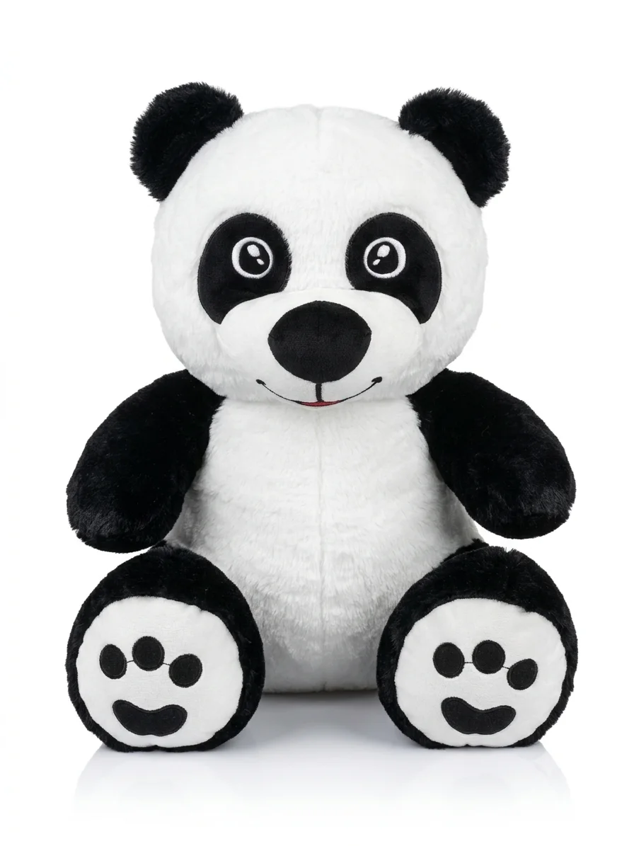 Siyah Beyaz Panda Oyuncak Yumuşak Peluş (45 cm) - 1 adet Siyah Beyaz Panda Oyuncak Yumuşak Peluş (45 cm) - 1 adet