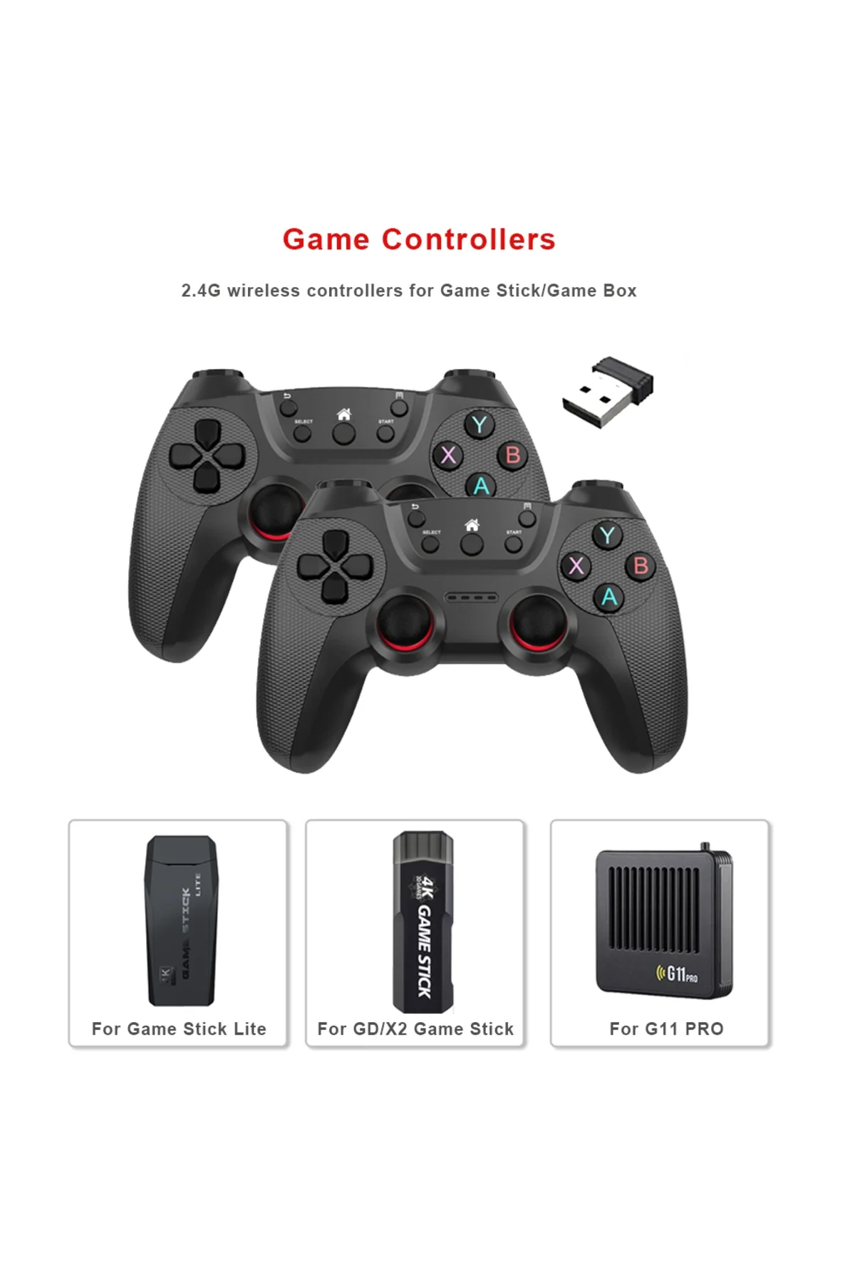 Siyah bluetooth bağlantılı kablosuz gamepad PC uyumlu garantisiz 1 adet - Elektronik
