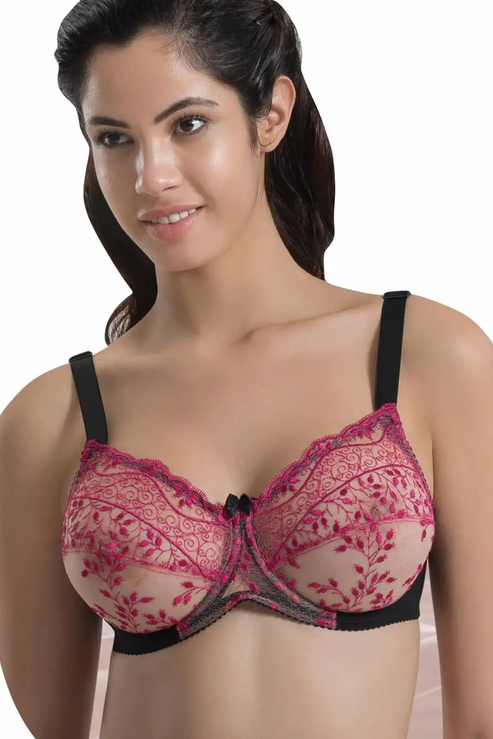 Siyah Bordo Mı Emay 148 D Balenli Toparlayıcı Sütyen Siyah Bordo Mı Emay 148 D Balenli Toparlayıcı Sütyen
