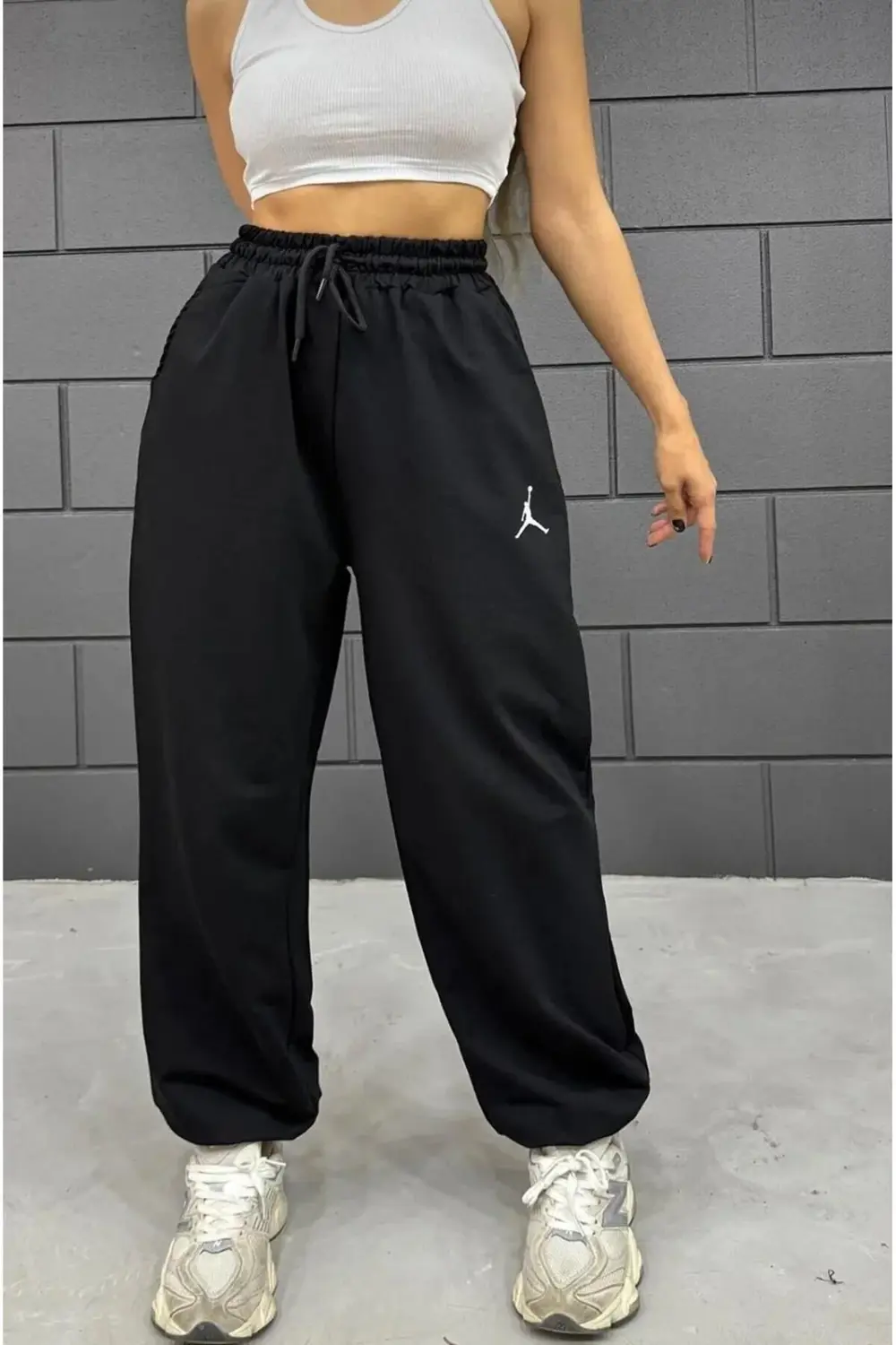 Siyah Büyük Beden Eşofman Altı