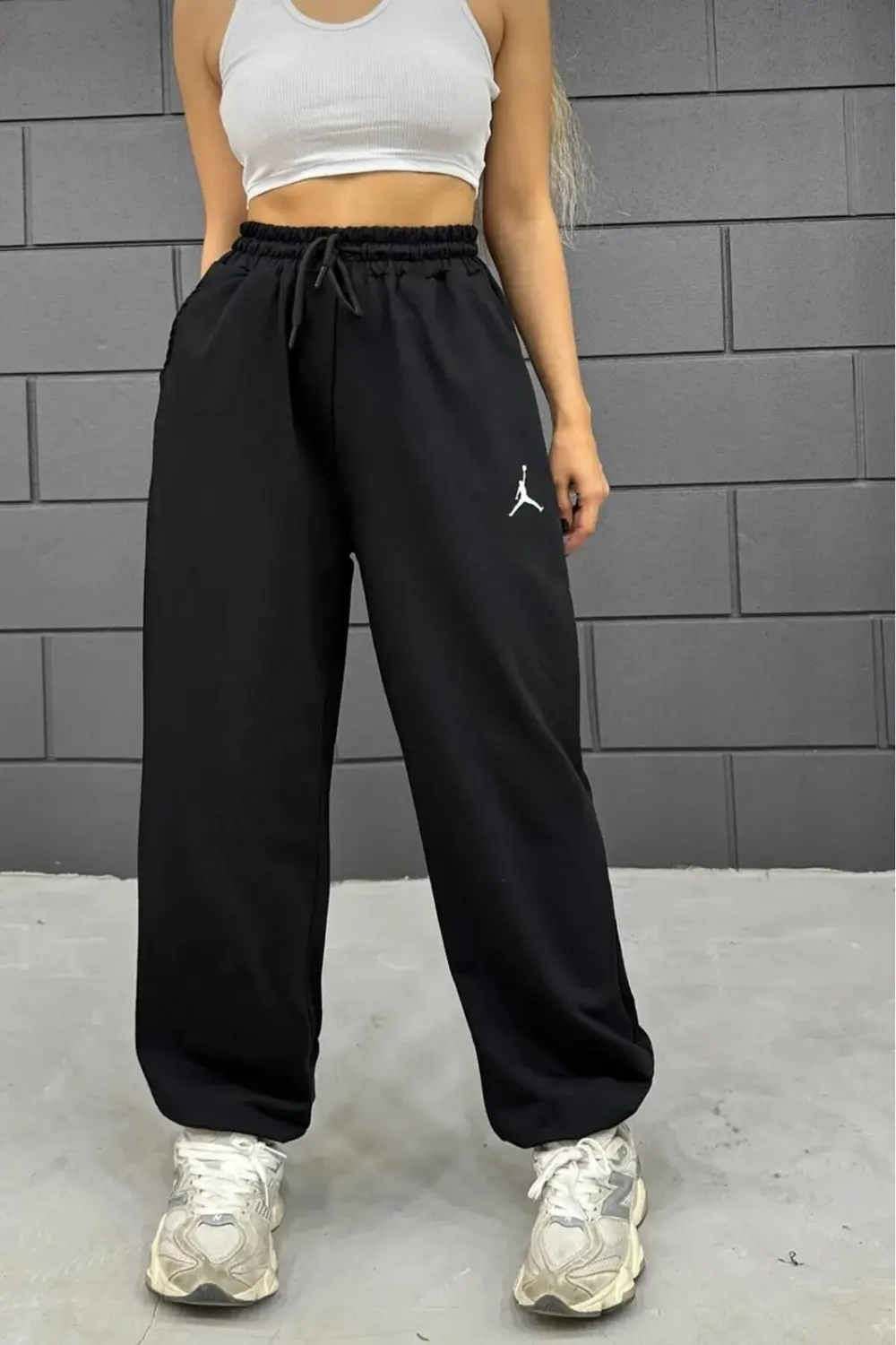 Siyah Büyük Beden Eşofman Altı