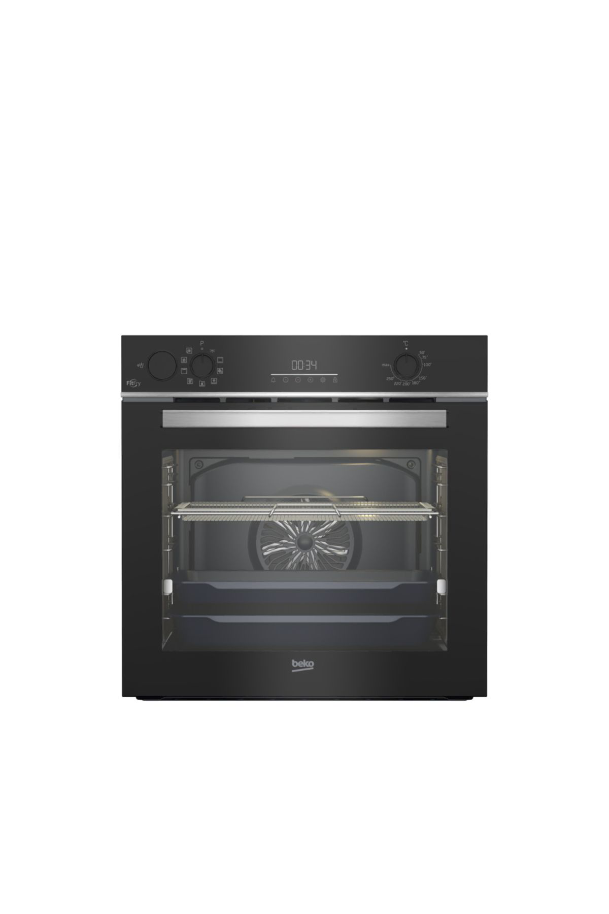 Beko Siyah Cam Buhar Destekli Airfryer Fonksiyonlu (Fitfry) Ankastre E