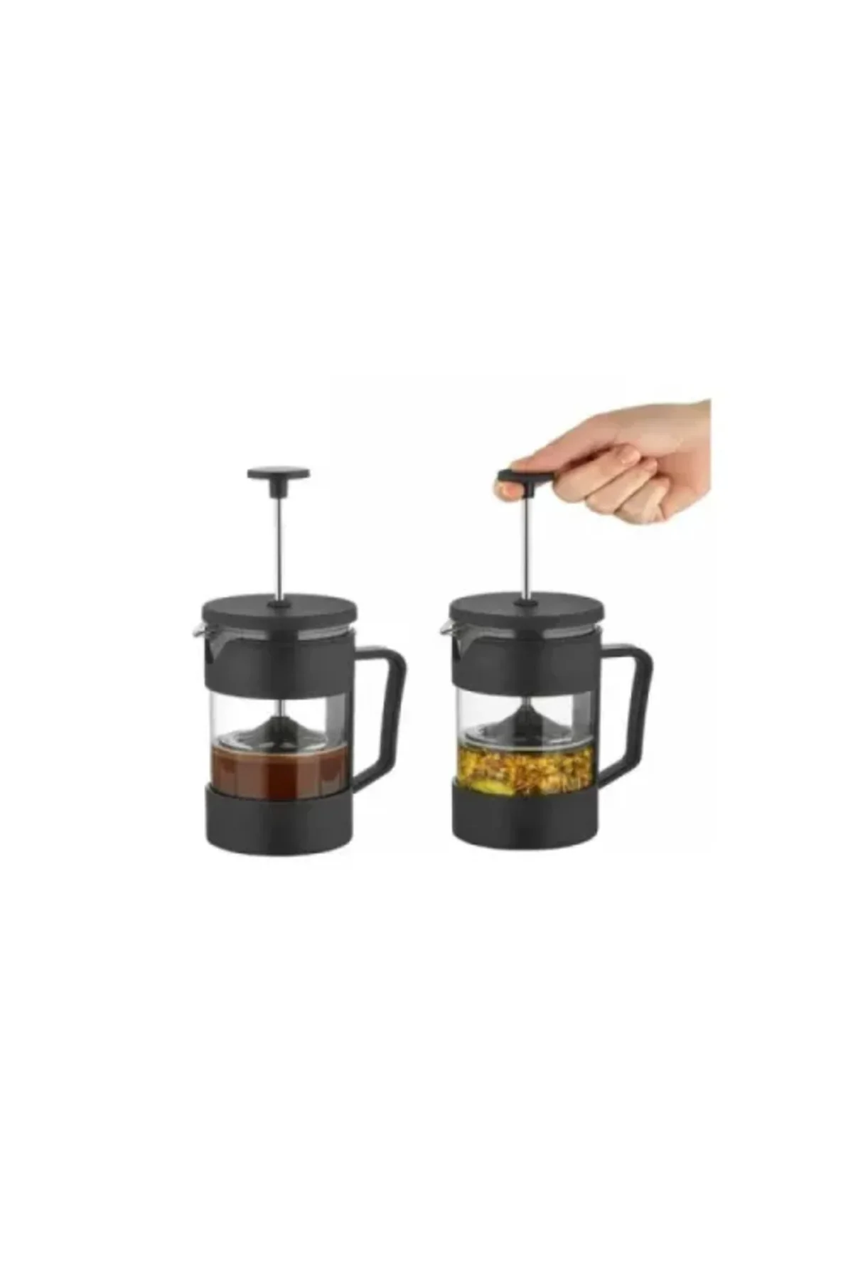 Siyah Cam French Press 420 ml
