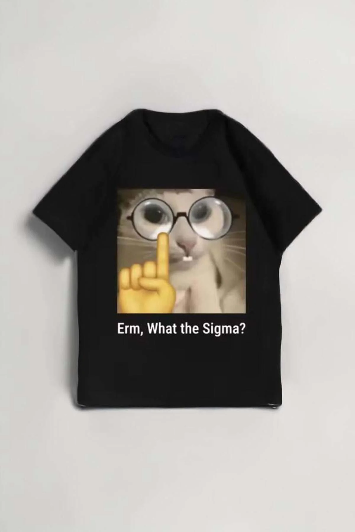 Siyah Cat "Erm, What The Sigma?" Unisex T-shirt