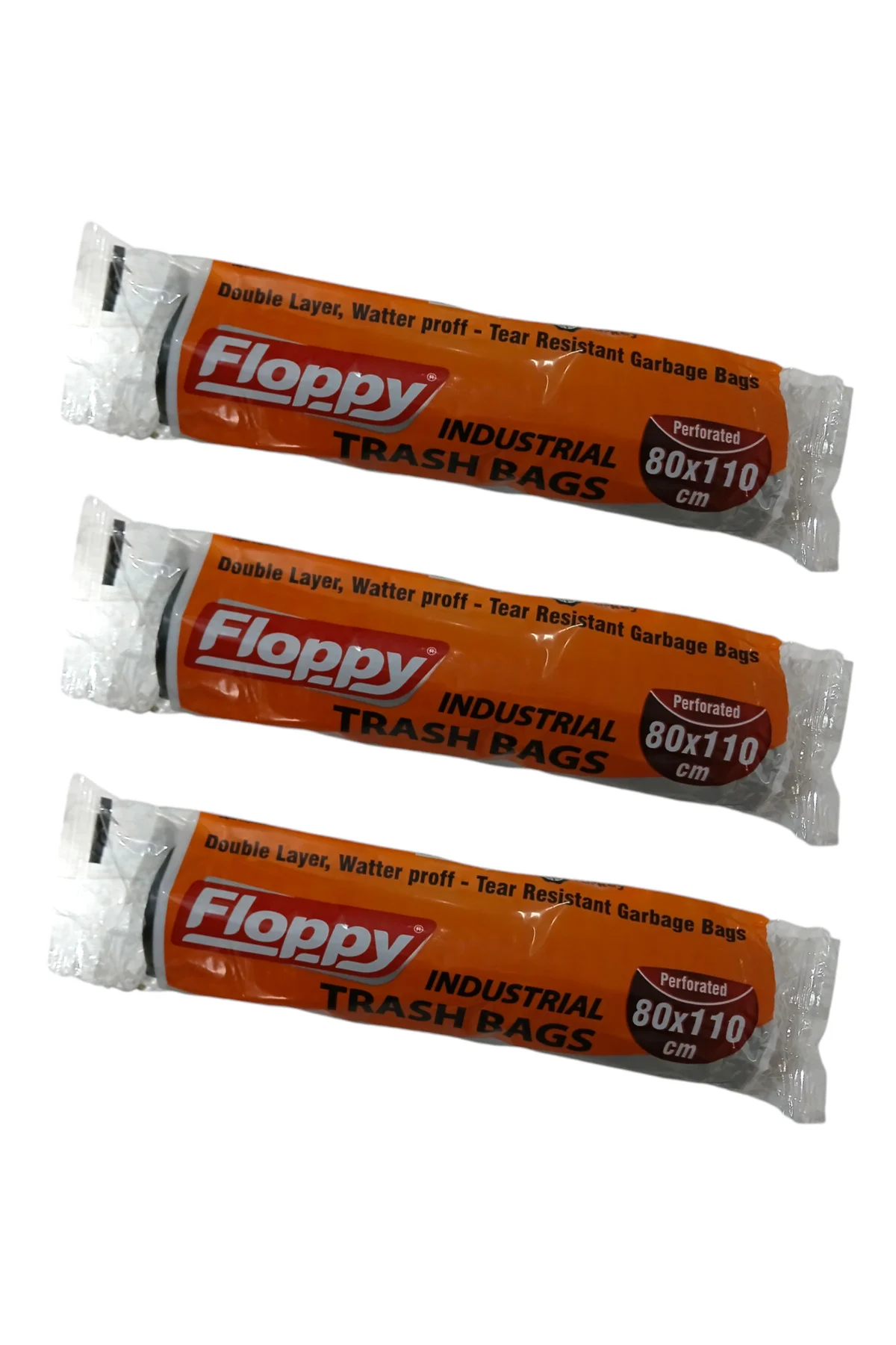 Siyah Çöp torbası büyük boy 110*80 kalın 3lü paket 300 gr (toplam 900 gr)
