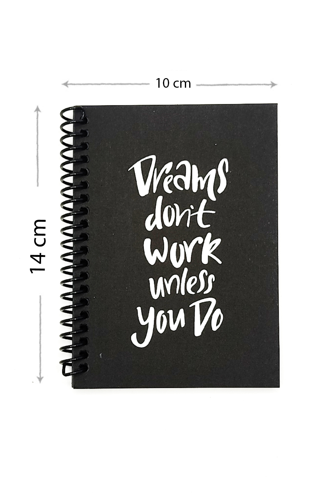 Limmy Siyah Defter Motivasyon Sözlü Dreams Siyah Yaprakli A6 Not Defter