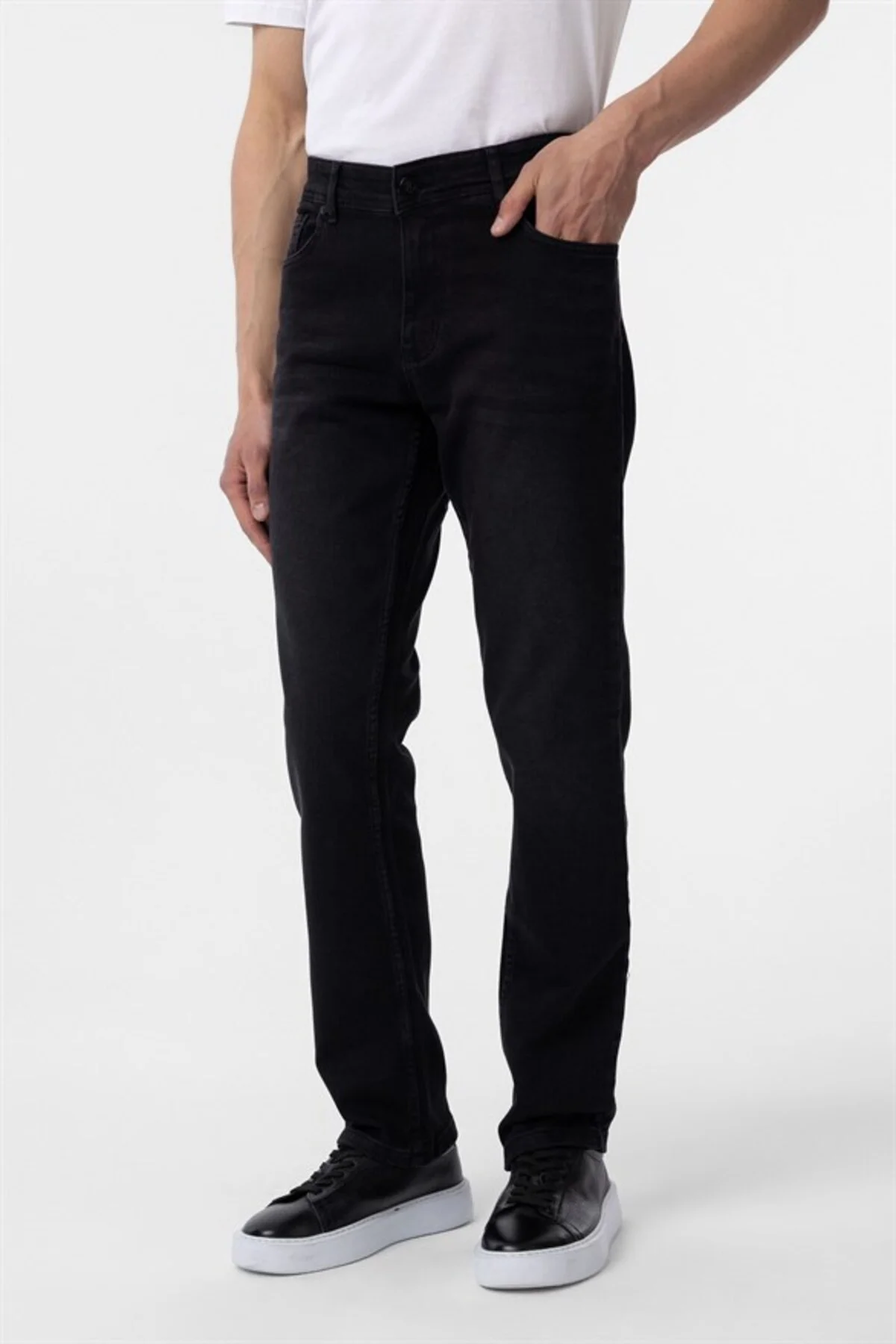 Siyah Denim Pantolon Siyah Denim Pantolon
