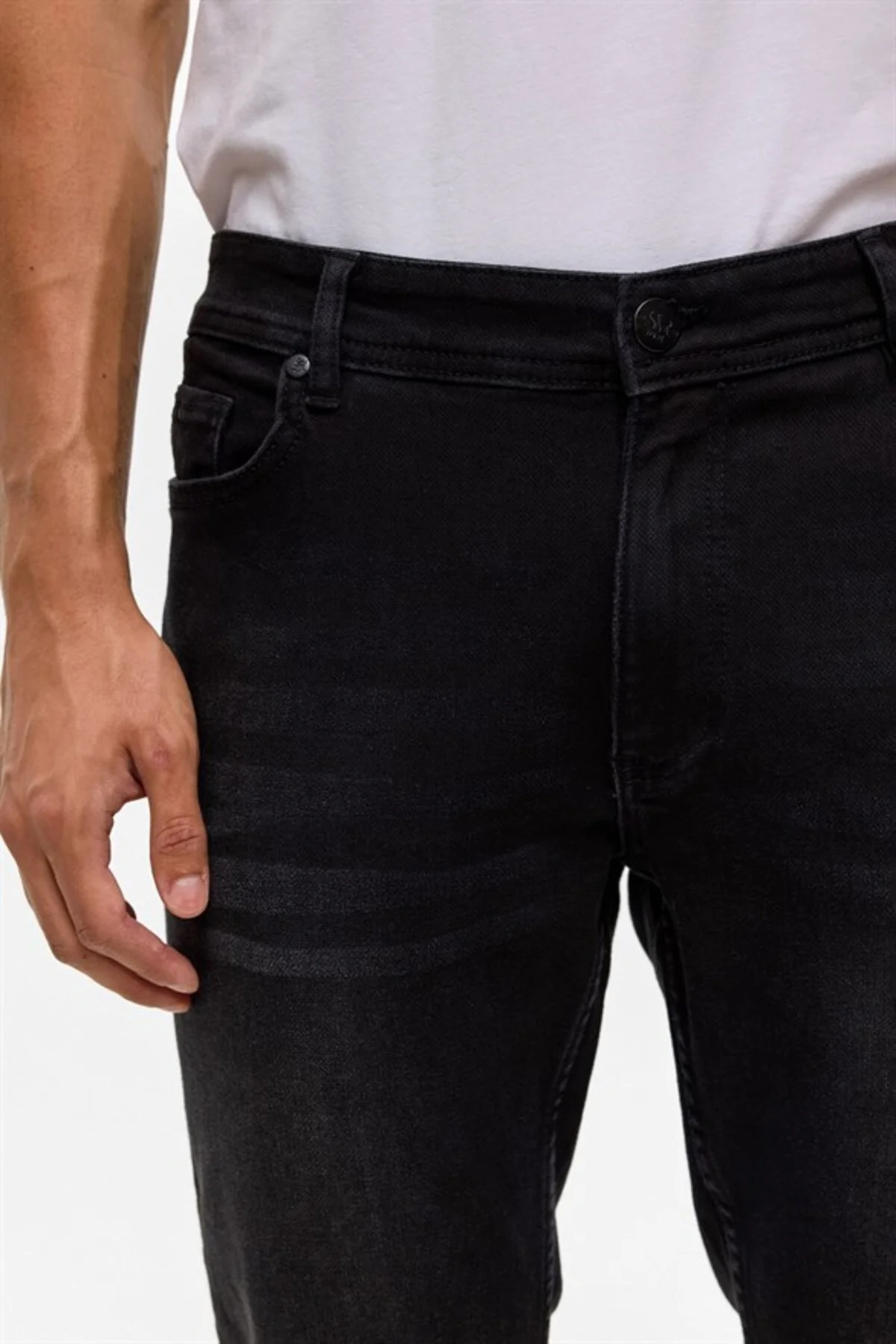 Siyah Denim Pantolon Siyah Denim Pantolon