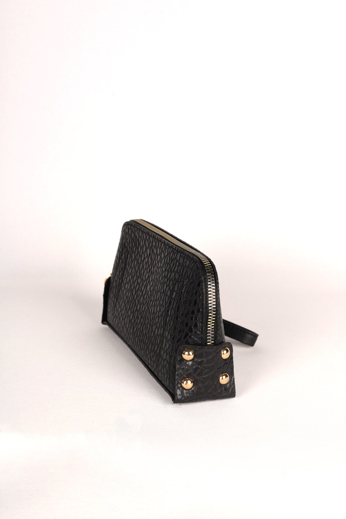 Siyah Desenli El Çantası Seti