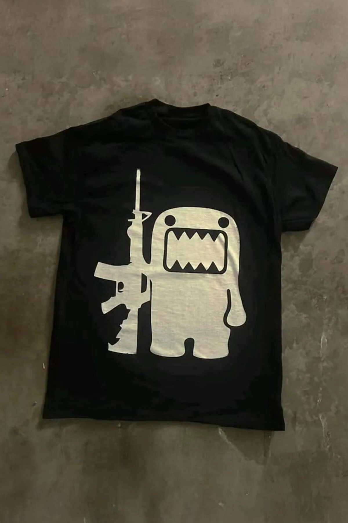 Siyah Domo Kun Gun Y2K Unisex T-Shirt