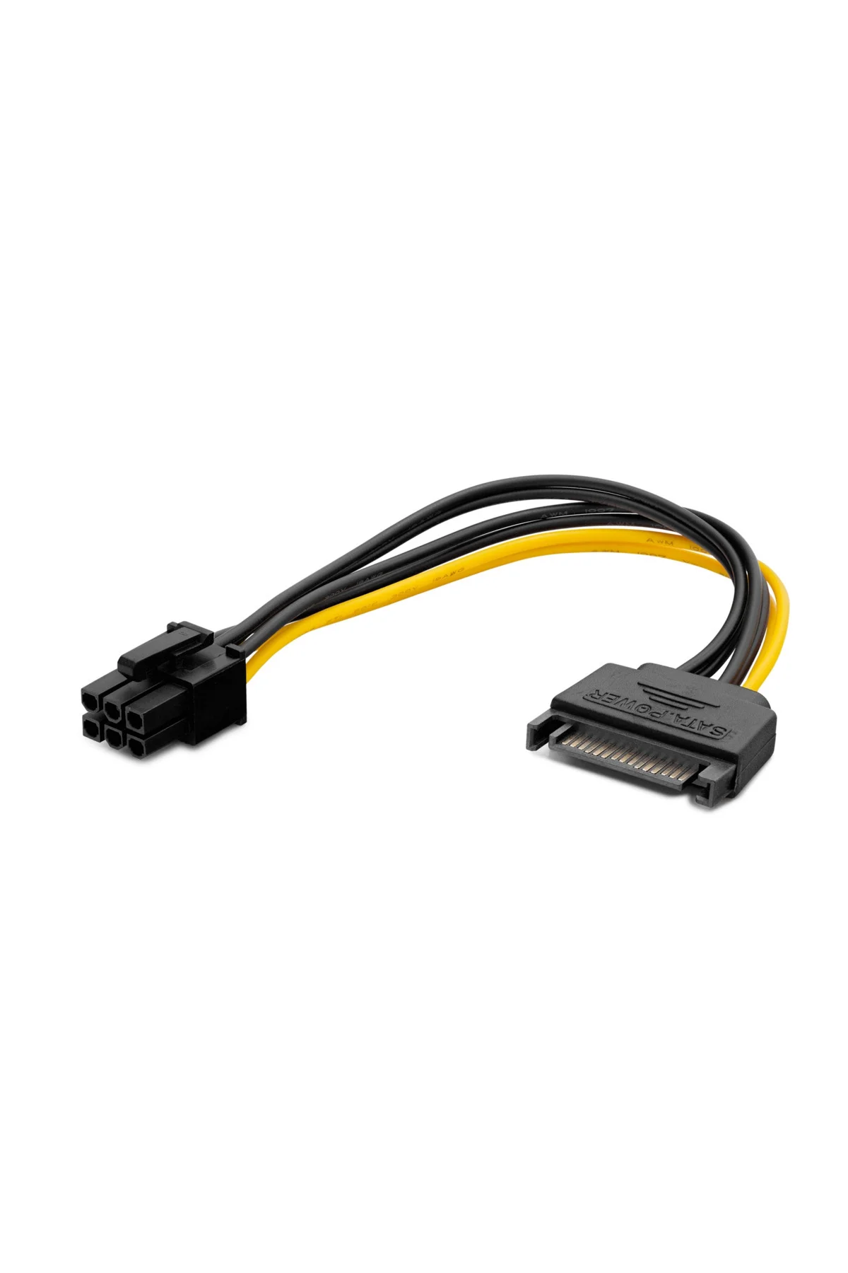 Siyah Ekran Kartı Güç Kablosu 6 Pin Pci Uyumlu Siyah Ekran Kartı Güç Kablosu 6 Pin Pci Uyumlu