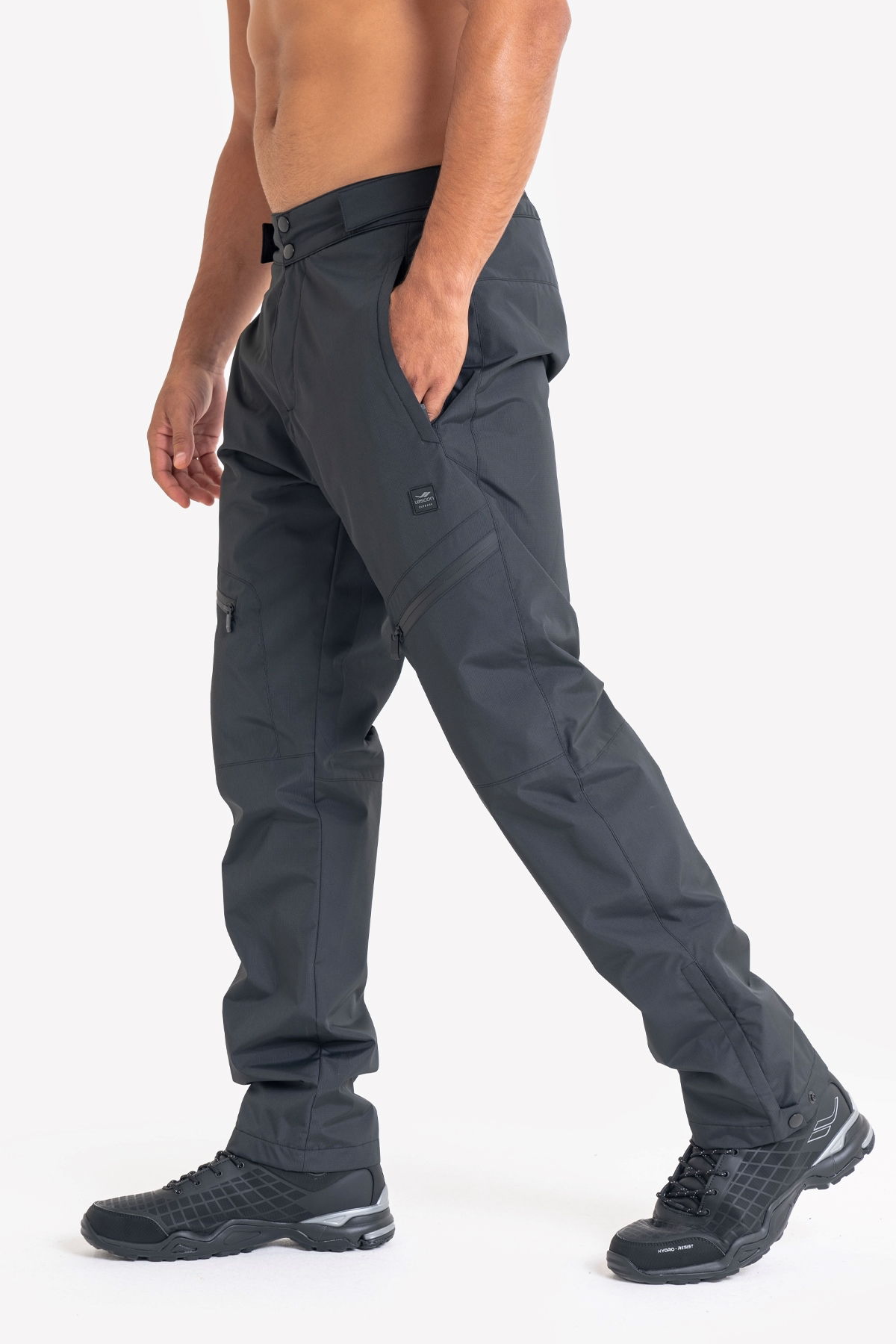 Lescon Siyah Erkek Su Geçirmez Pantolon 23K-1056