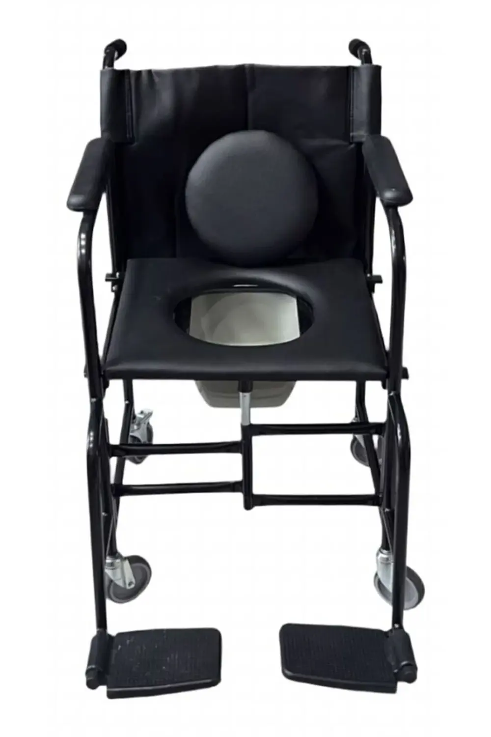 Siyah Ev Tipi Tekerlekli Sandalye